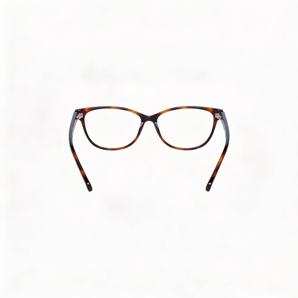 Gafas de plástico modernas Gant para mujer, montura Habana, lentes de policarbonato transparente, 55-14-140