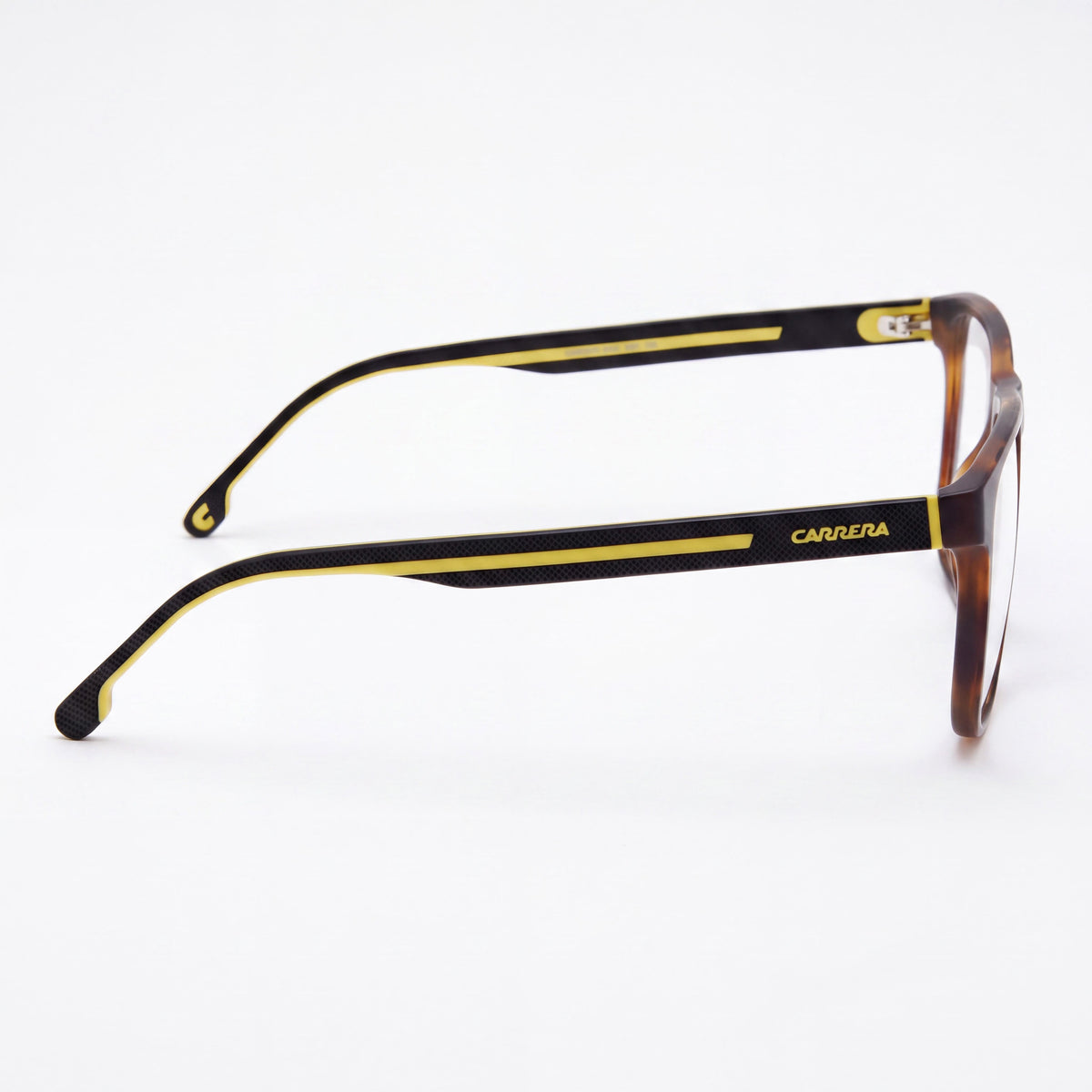 Carrera Men's Rectangular Optical Frames with Polarized Lenses, Polyamide Frame, Matte Havana, 55mm, Photo 2