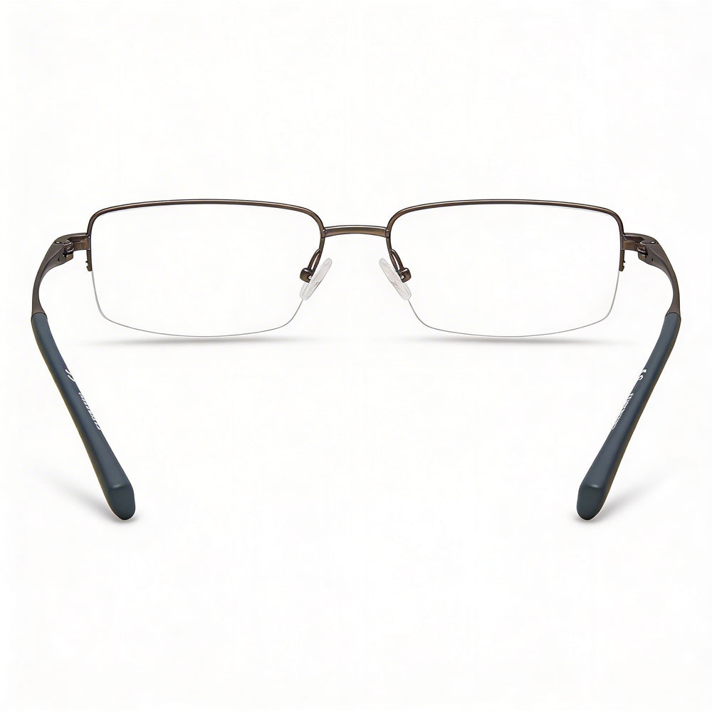 Harley-Davidson HD9024 - Montura de titanio unisex, lentes transparentes metalizado mate, 59 mm