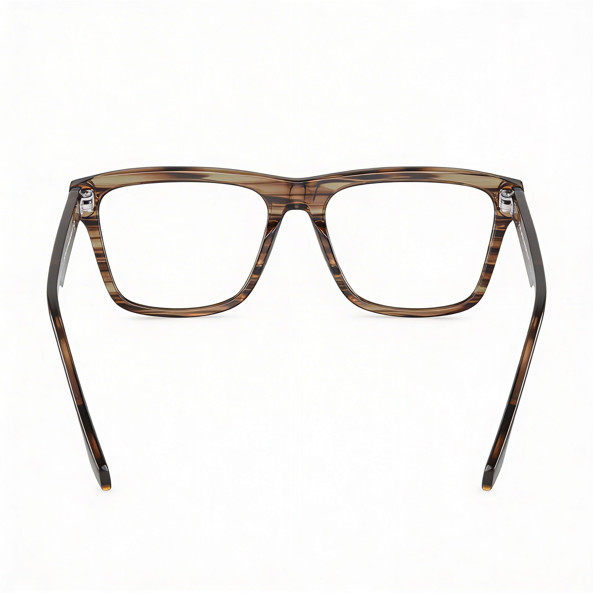 Montura de gafas Burberry para mujer en color marrón, aptas para prescripción médica, con lentes transparentes de demostración y puente de 18 mm., Photo 4