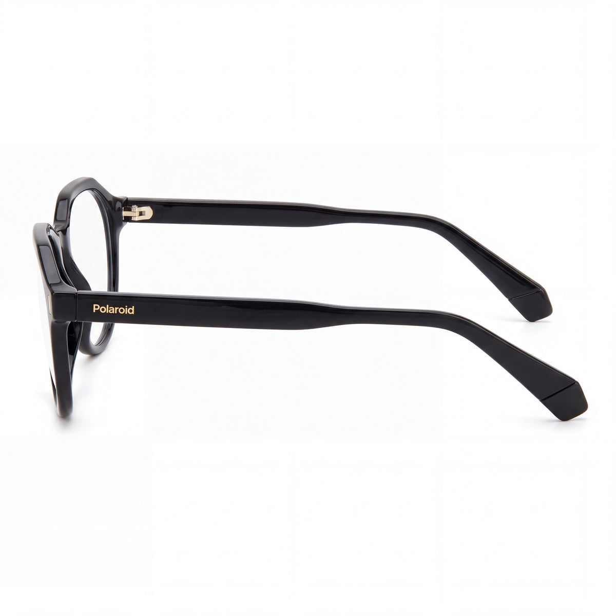 Gafas de sol Polaroid modernas unisex con montura de poliamida negra, lentes de policarbonato no polarizadas y 52 mm de ancho de lente, Photo 2