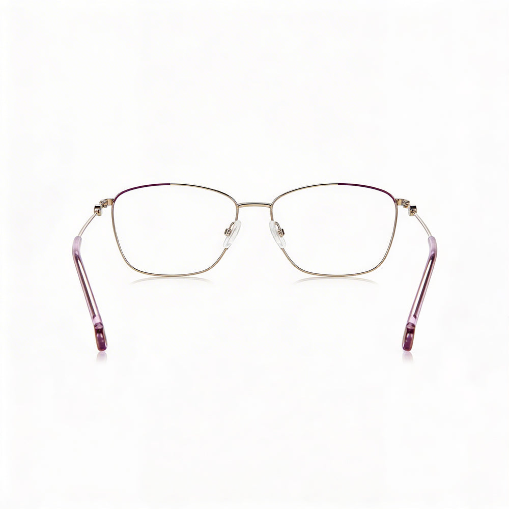 Gafas de sol Carolina Herrera CH 0060 para mujer, de acero aleado, color violeta dorado, 57 mm