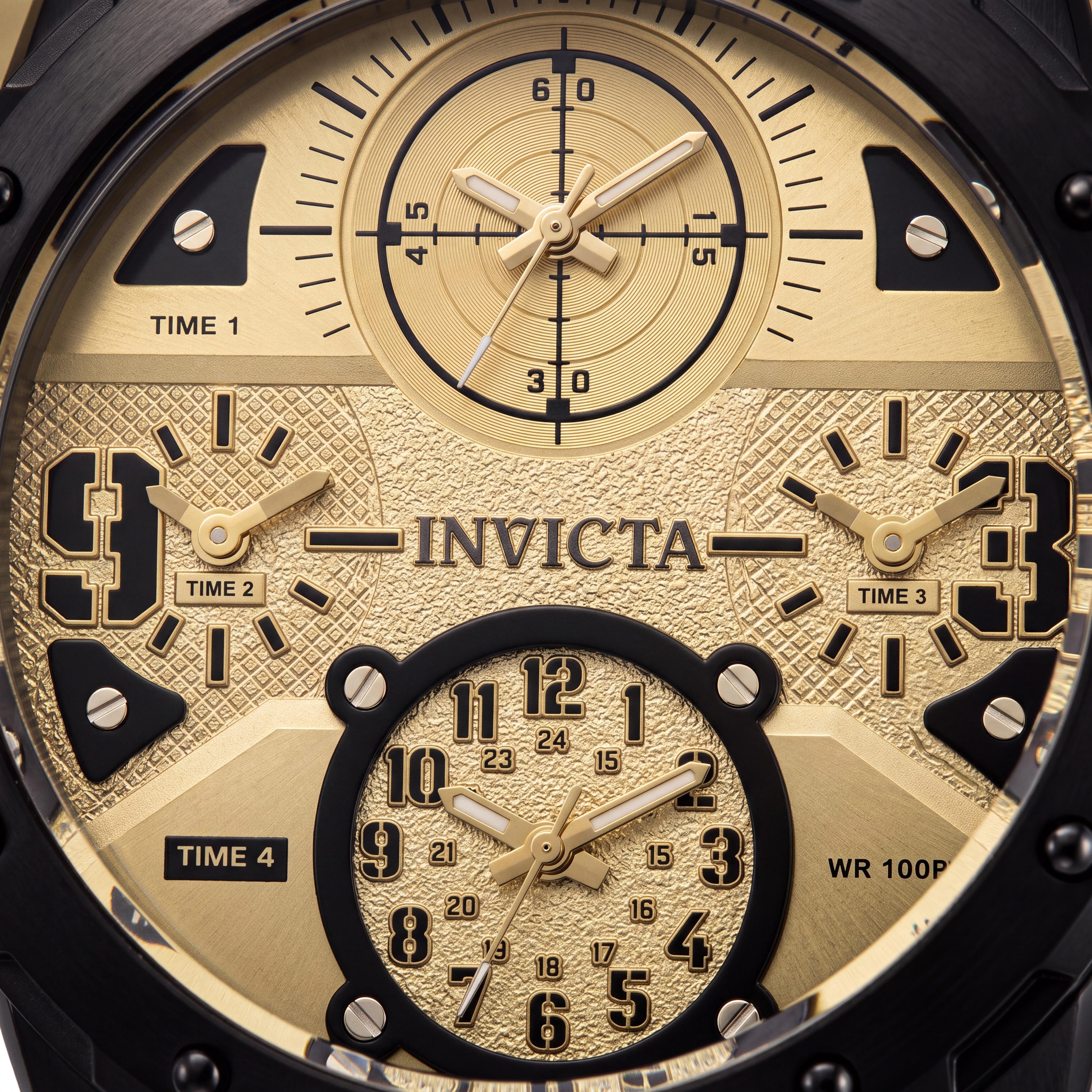 Invicta Coalition Forces 31139 Men's Quartz 50mm Stainless Steel Brown Dial Watch with Tritnite Night Glow, Photo 2