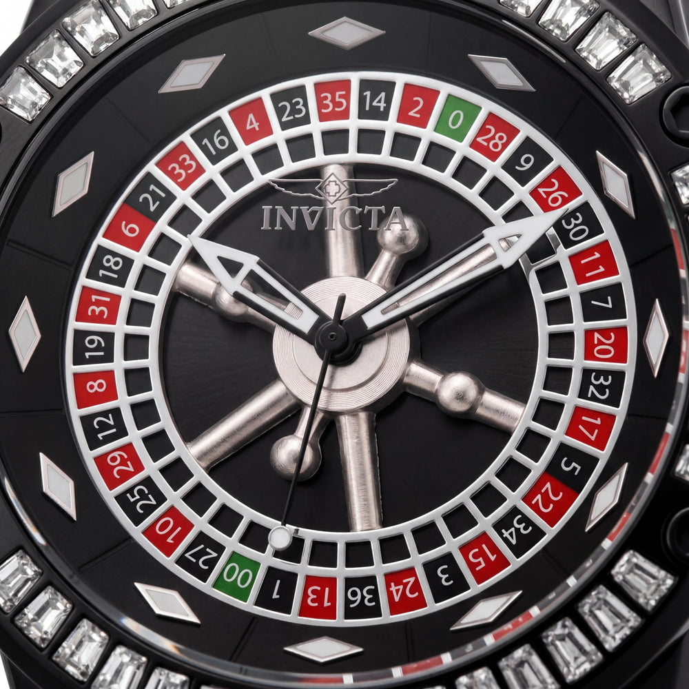 Invicta Specialty Collection 28715 Men's Black Dial Stainless Steel Automatic Movement Bracelet Watch 52mm