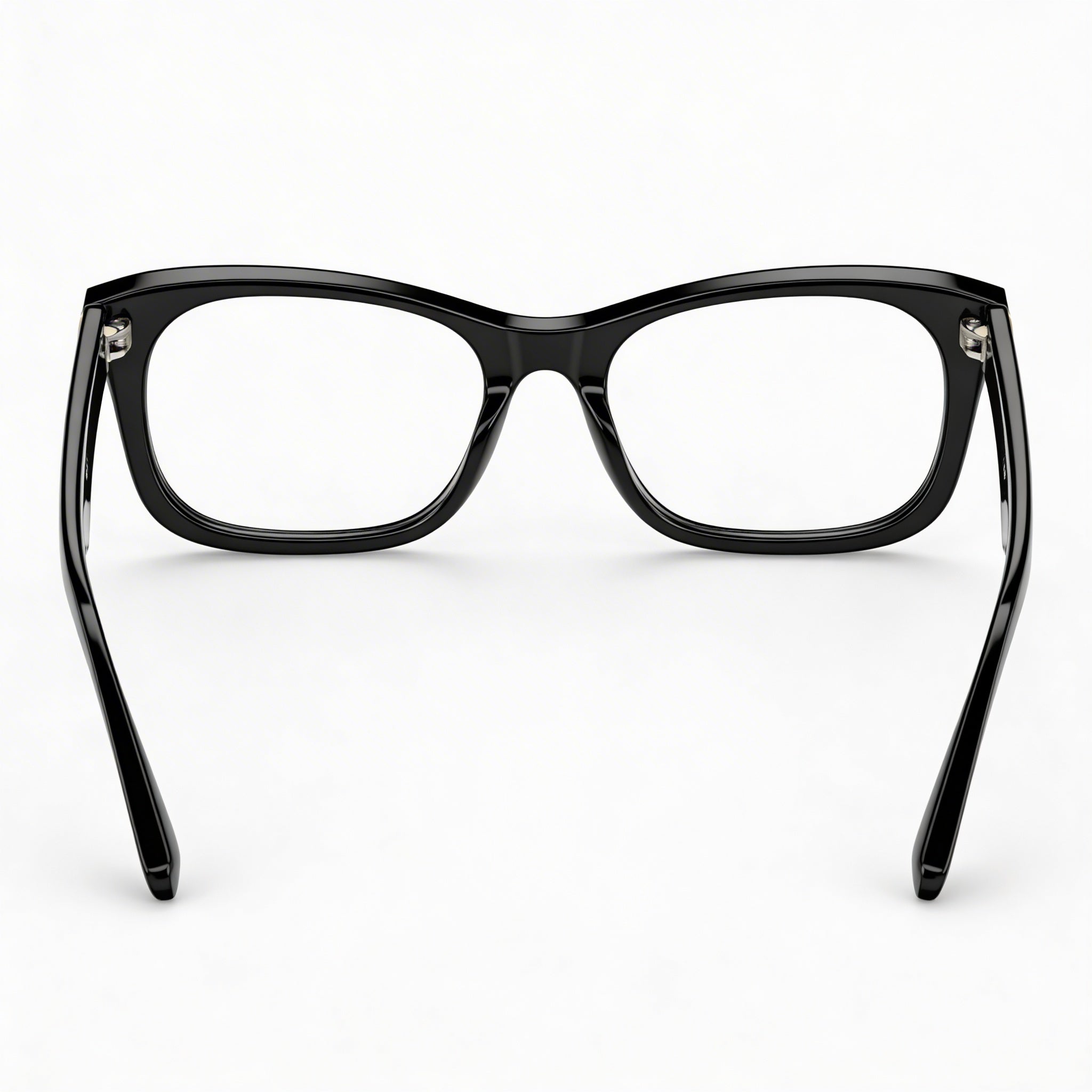 BURBERRY Unisex Black Optical Frames with Clear Demo Lenses, Prescription Ready for Custom Lens Replacement, Photo 3