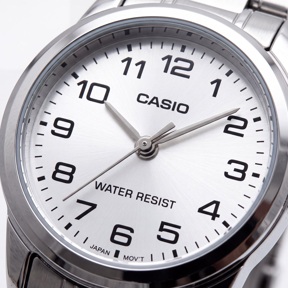 Casio Women's LTP-V001D-7B Silver Stainless Steel Quartz Water Resistant Watch