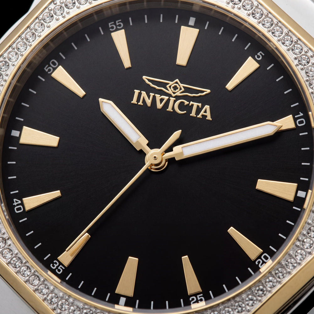 Reloj Invicta Speedway 49105 de Cuarzo para Hombre, Caja de Acero Inoxidable Plateada, Esfera Negra, Brazalete, 42mm