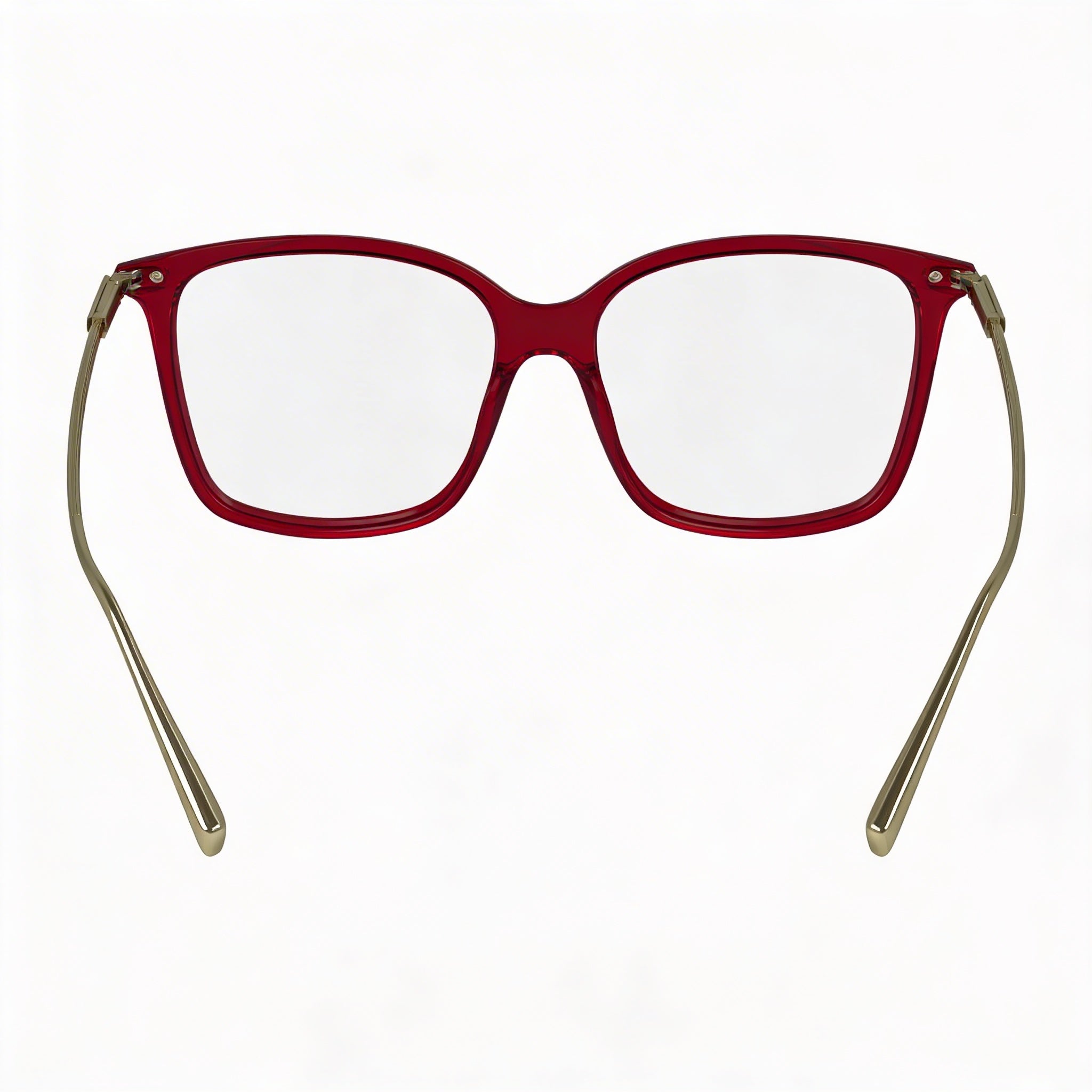 Gafas Salvatore Ferragamo SF2992 para hombre con montura de acetato burdeos transparente y lentes de 53 mm, Photo 2
