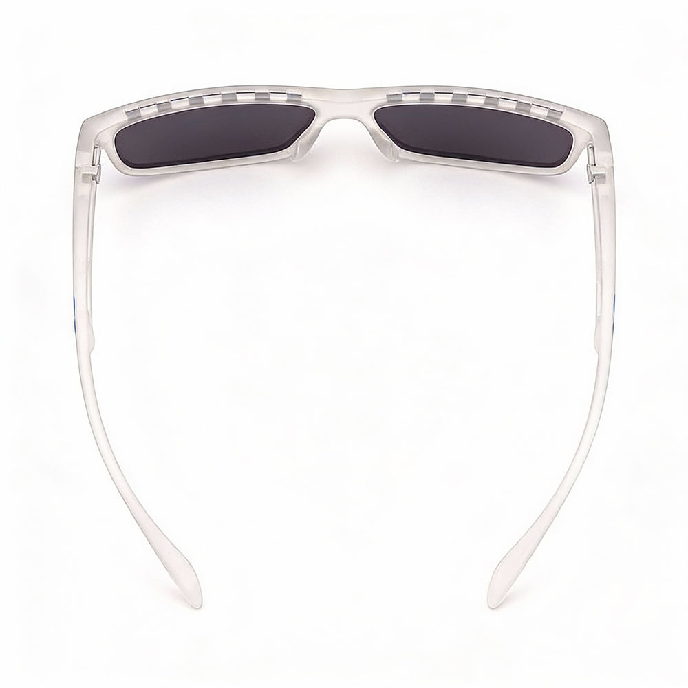 adidas Classic Men's Mirror Blue Plastic Frame Polycarbonate Lens UV Protection 52mm