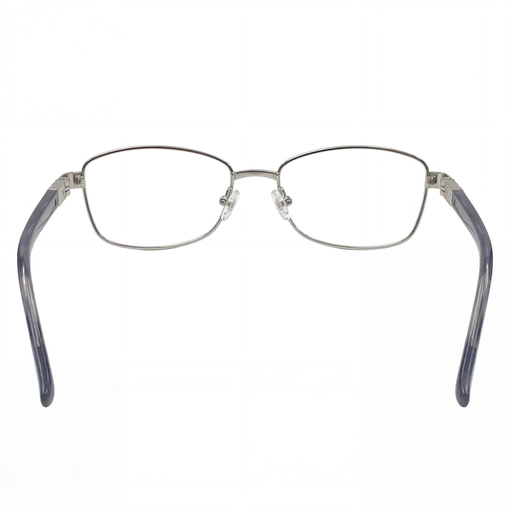 Jones New York Vjon502 Gafas de metal plateado para mujer 57-17-145