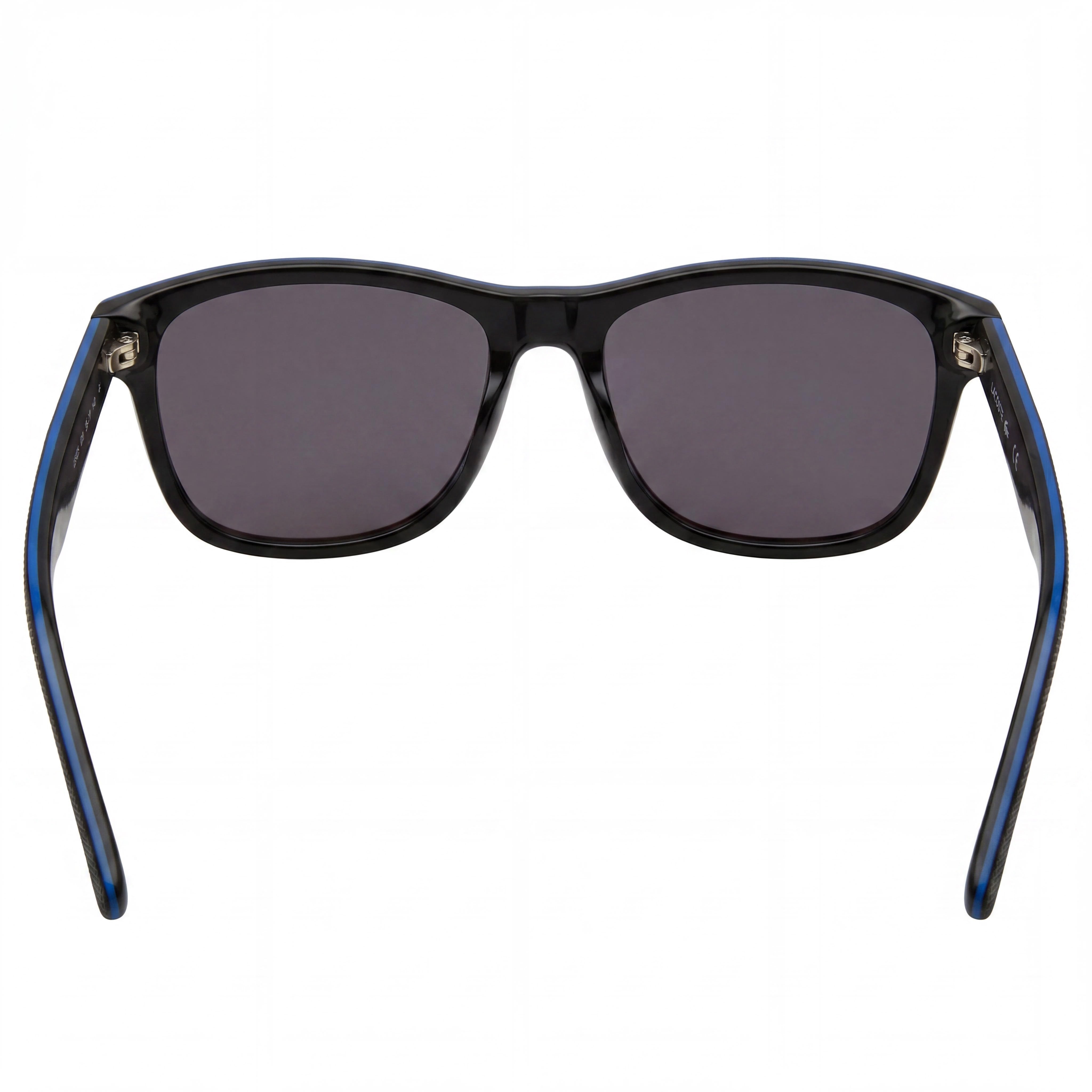Lacoste L683s Unisex Plastic Bluette Yellow Blue Frame Navy Lens UV Protected Anti-Reflective Sunglasses 55mm, Photo 4