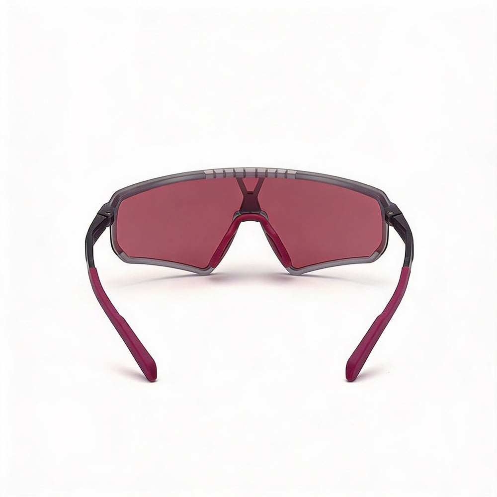 Adidas Contemporaneo Men's Grey Plastic Shield Vinaccia UV Protected Non-Polarized Sunglasses 58mm