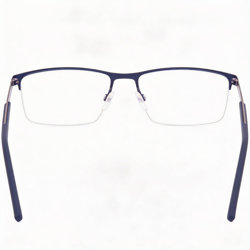 Gafas de moda unisex Tommy Hilfiger TH-1692 con montura de acero aleado en azul mate rutenio oscuro 57 mm