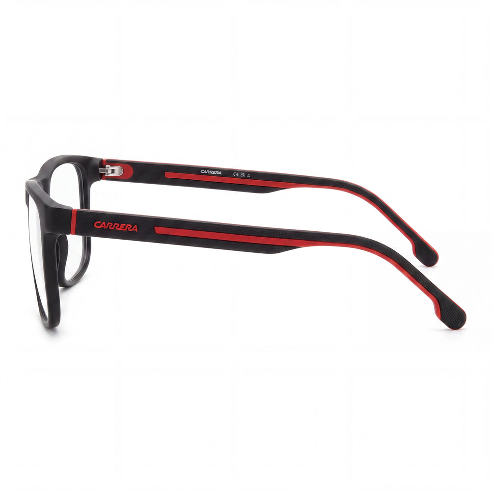 Carrera Modern Women's Propionate Frame Polycarbonate Lens Non-Polarised Black and Red Sunglasses 55mm