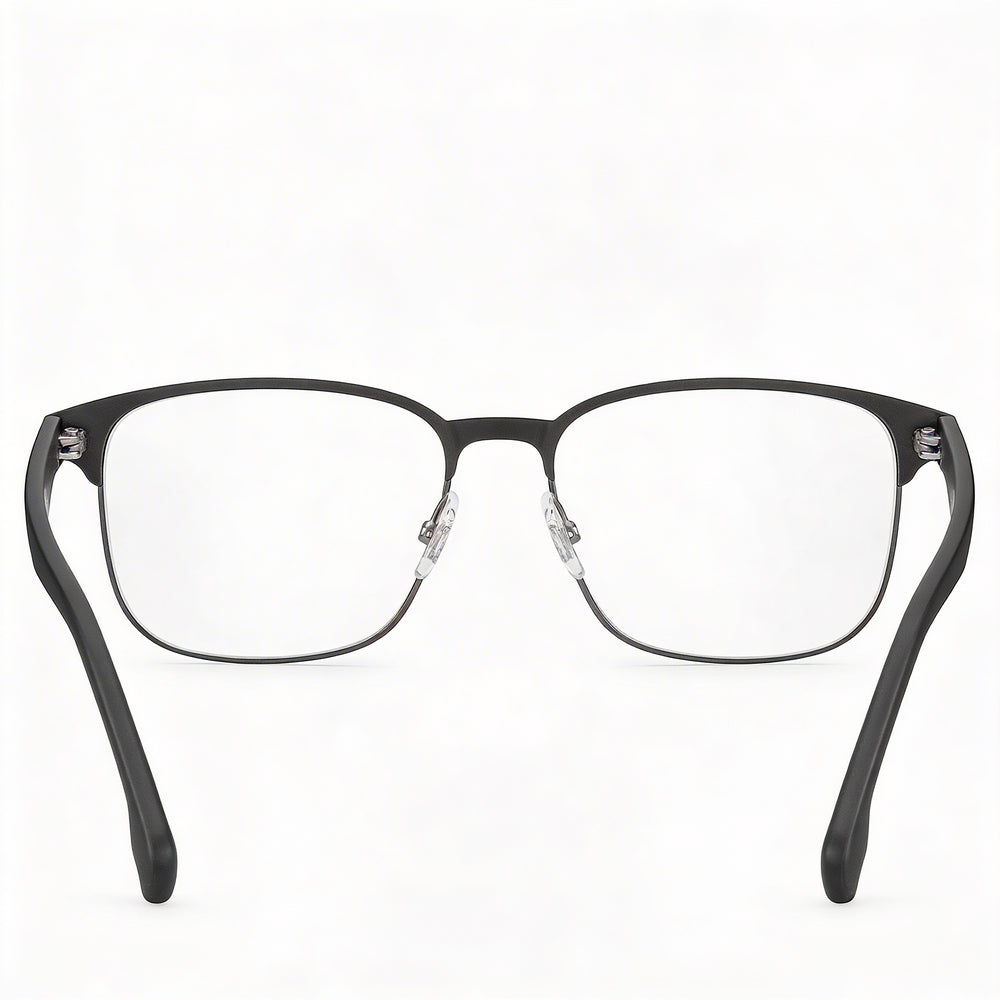 Carrera Carrera 138/V Unisex Matt Black Metal Rectangular Optical Eyeglasses 54mm