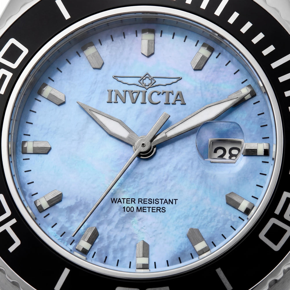 Invicta Pro Diver 23067 Silver Blue Men's Quartz Watch, 48mm