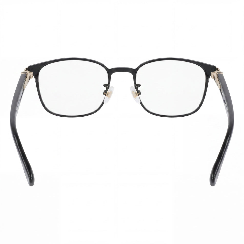 Gafas Ópticas Lacoste L2530lb para Hombre, Negro Satinado, con Lentes de Policarbonato, Tamaño 52-18-145