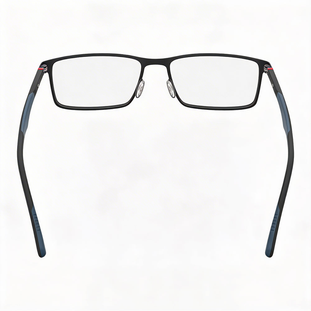 Gafas Carrera 8827/V Unisex Marco de acero de aleación negro mate Lente de policarbonato Rectangulares 55-17-35