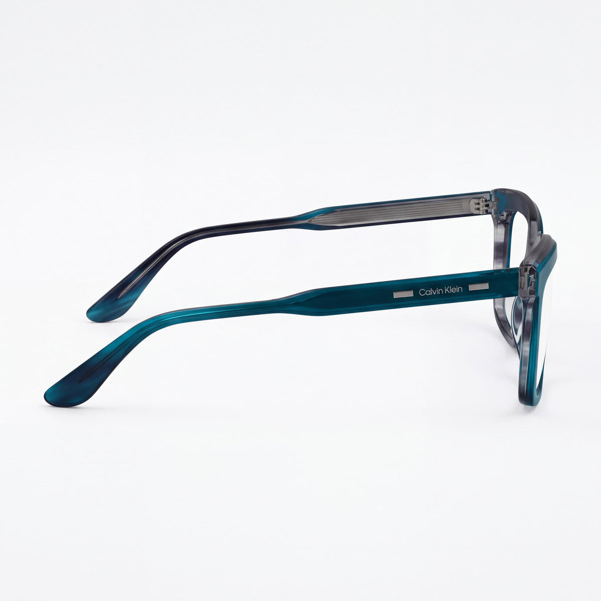 Calvin Klein 24516 Men's Rectangle Striped Blue Acetate Frame Eyeglasses Lens 53mm Bridge 18mm Temple 145mm, Photo 3