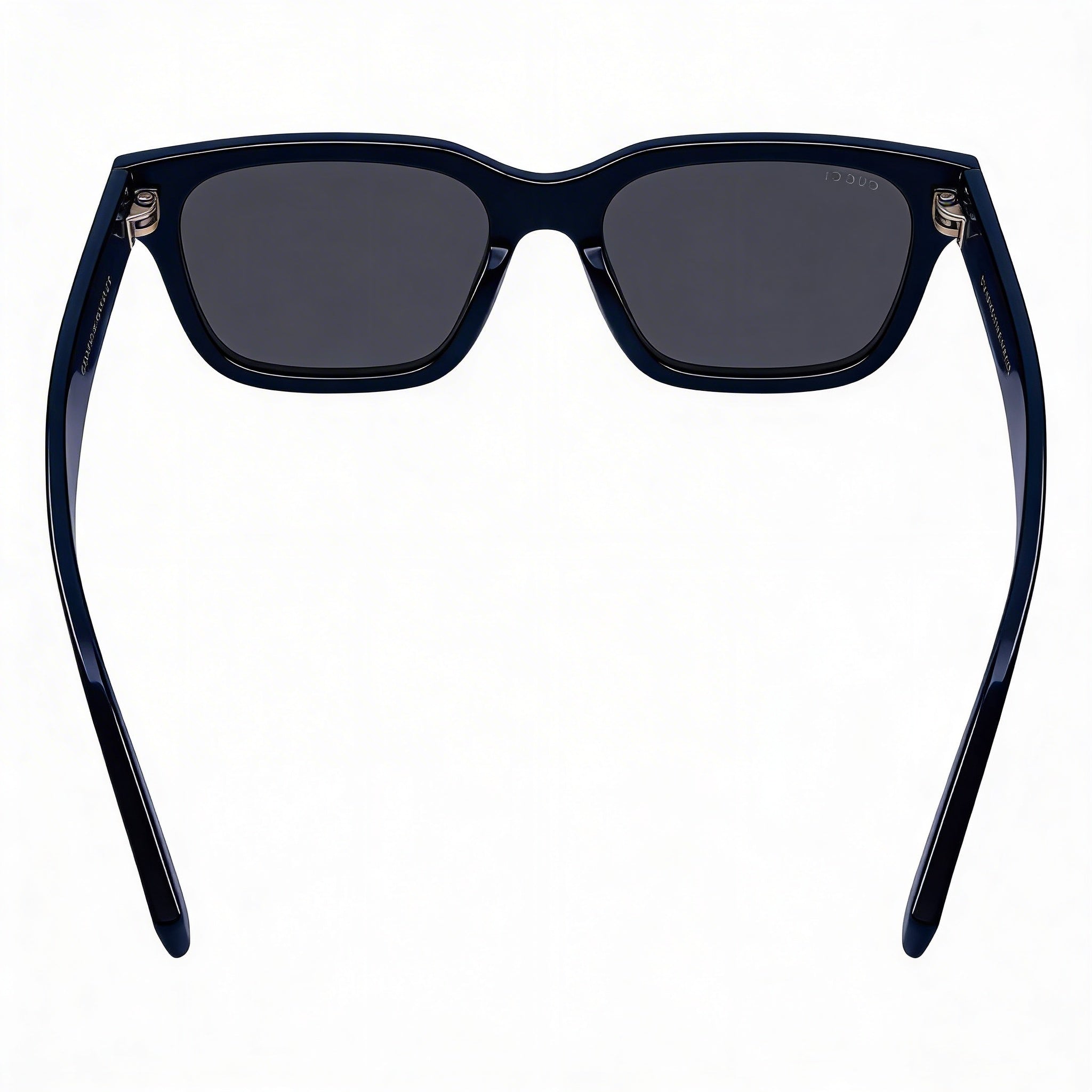 Gucci Men's Comtemporary Sunglasses, Black White Plastic Frame, Black Non-Polarized Lenses, 55mm, Photo 2