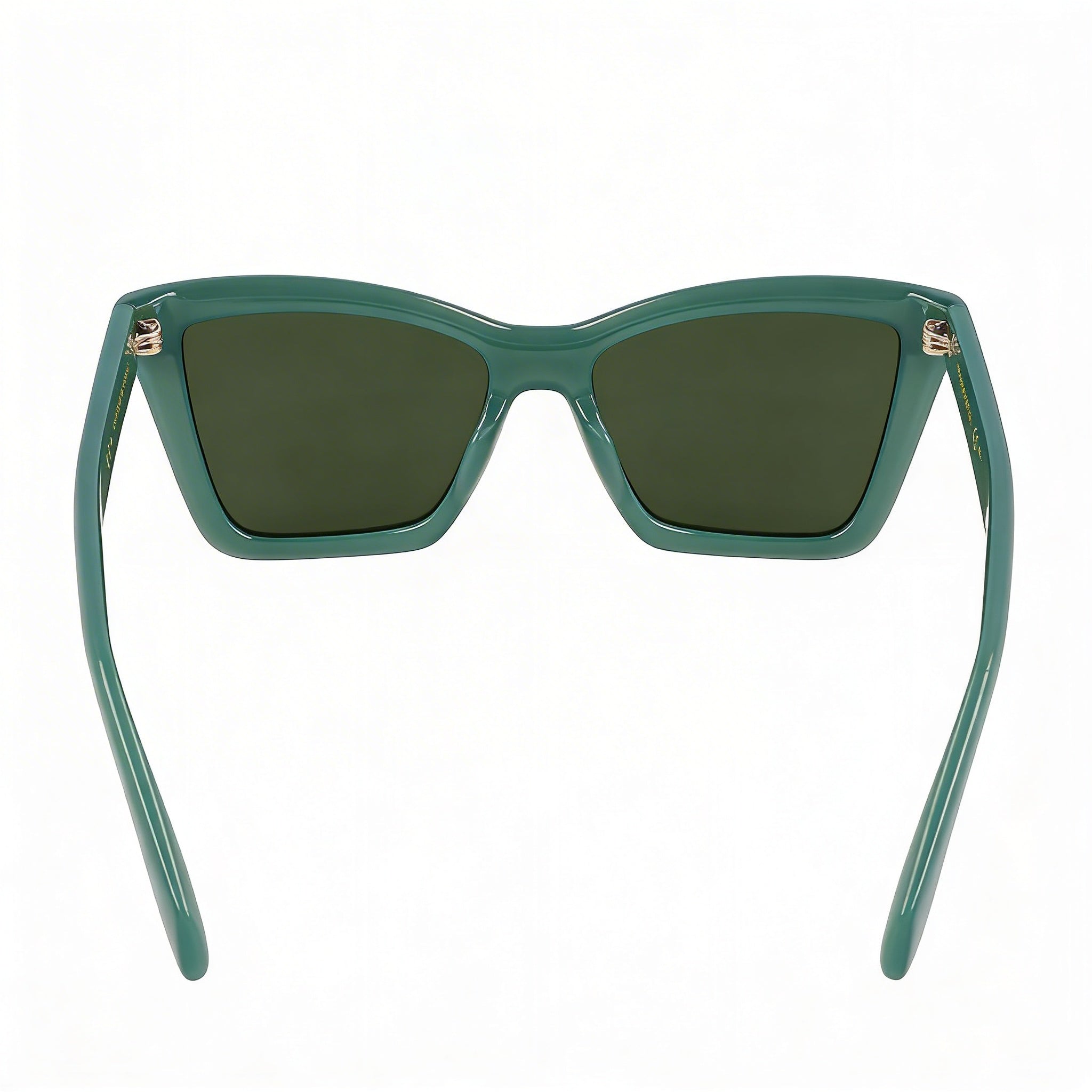 Ferragamo Sf2039se Unisex Acetate Eyewear, Opaline Green Frame, Solid Green Lenses, Size 53/17/145, Photo 4