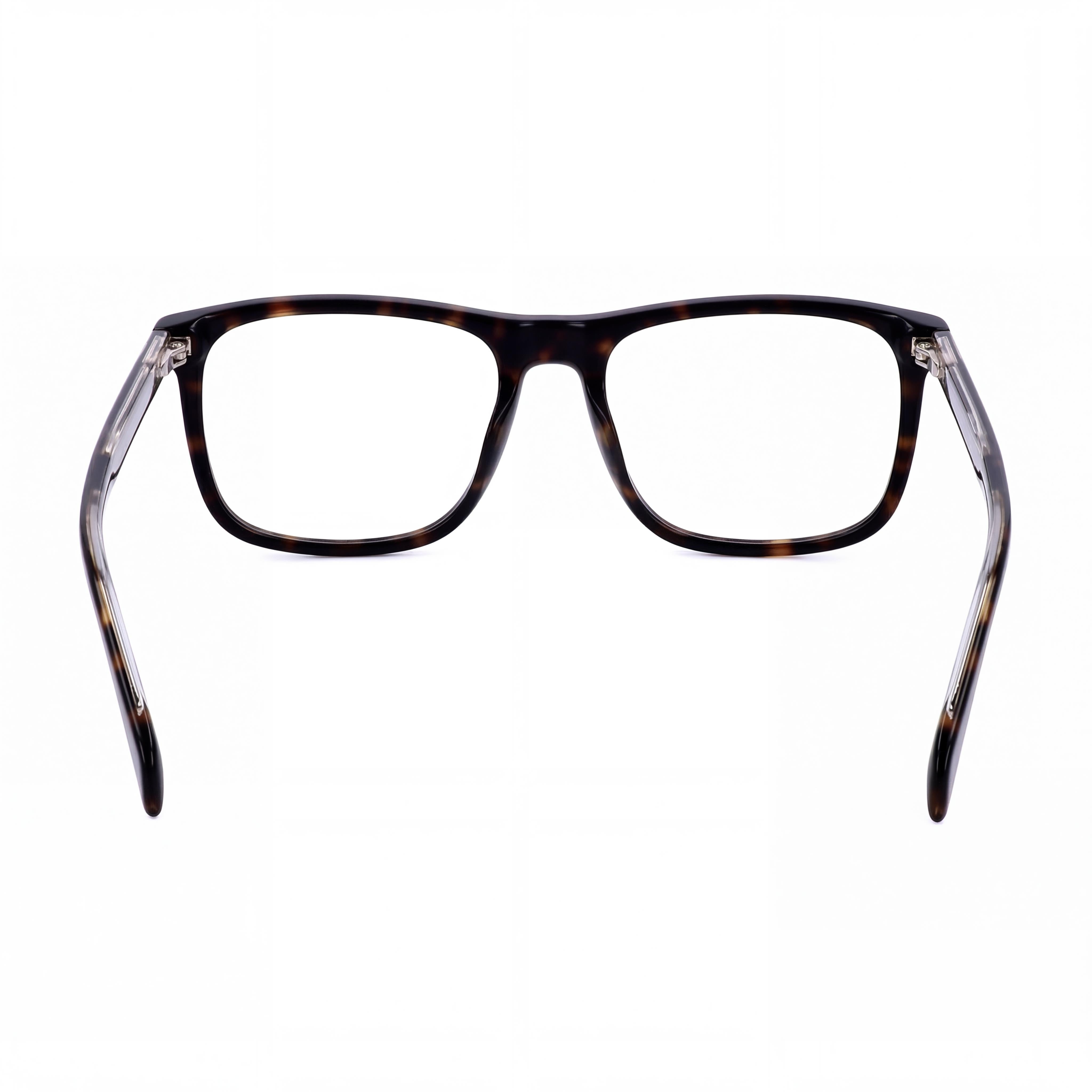David Beckham Modern Unisex Eyewear with Havana Acetate Frame, Havana Polycarbonate Lenses, 55mm Lens Width, Photo 3