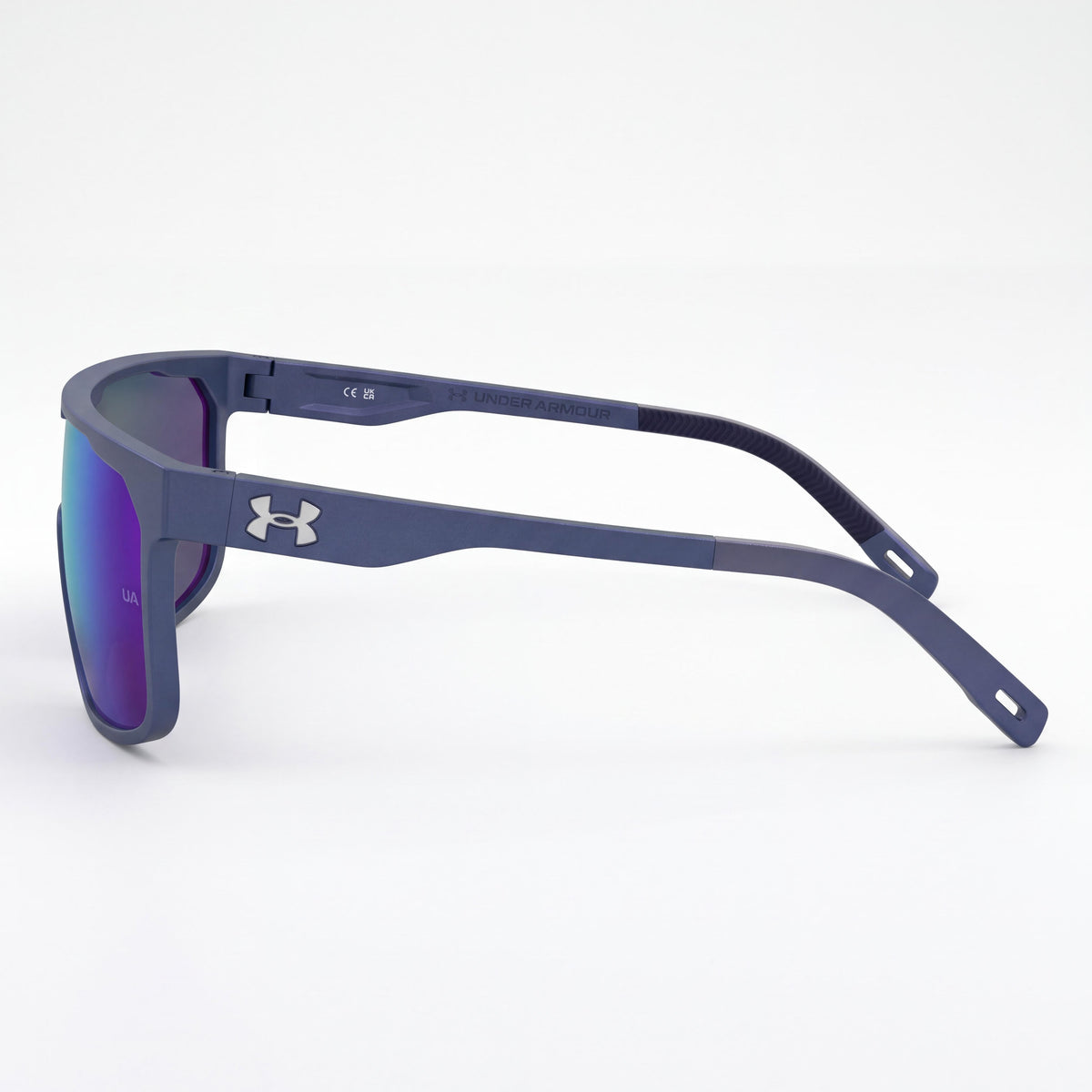 Under Armour Men's Polyamide Frame Matte Violet Sunglasses Green Multilayer Lenses Size 99-01-140, Photo 2