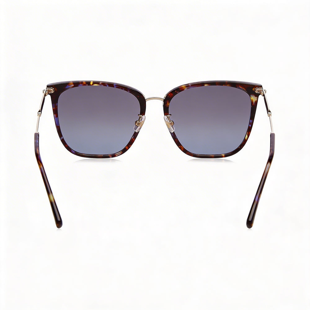Kate Spade New York Modern Unisex Sunglasses with Blue Havana Acetate Frame and Polycarbonate Lenses, 57mm