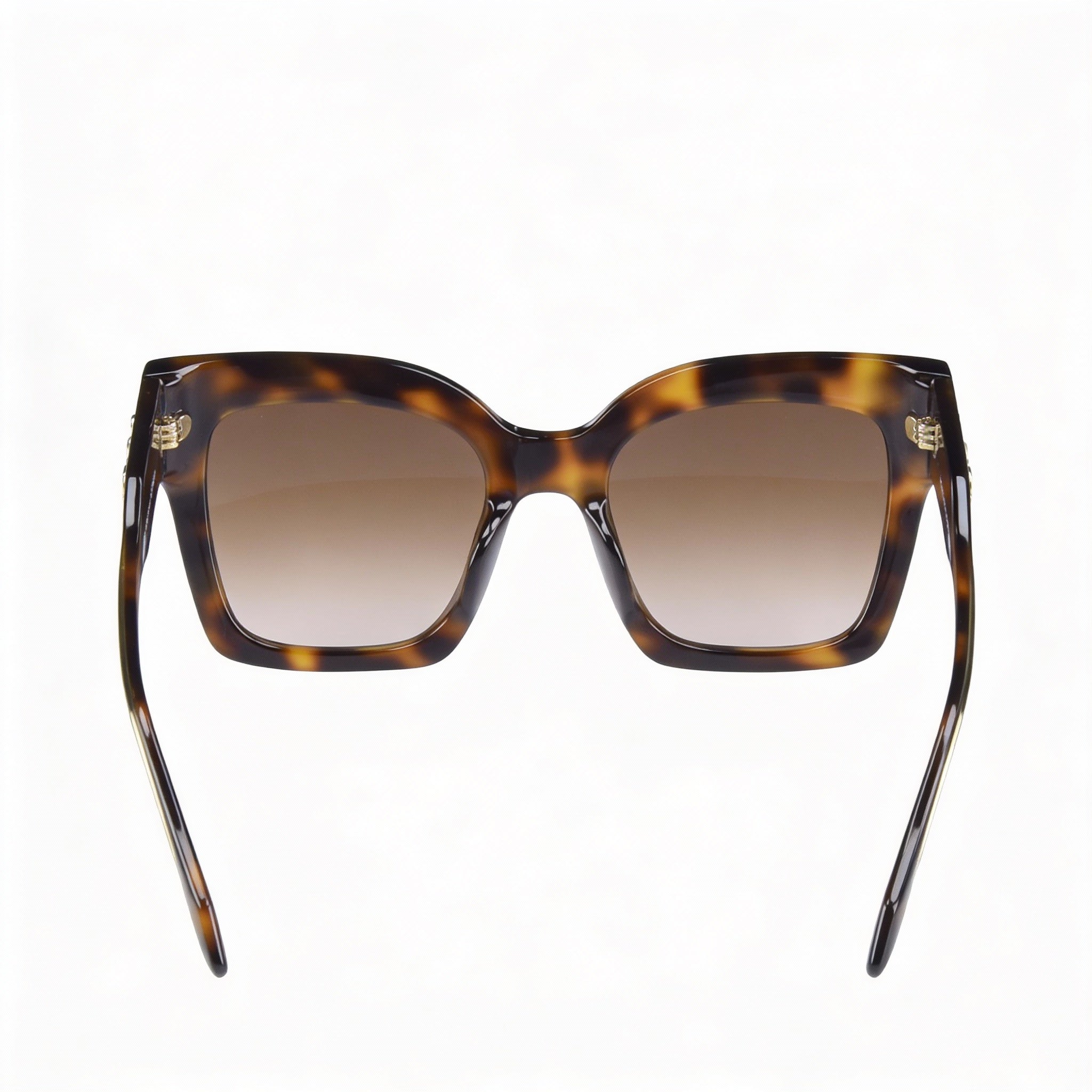 Gafas de sol cuadradas/rectangulares para mujer Just Cavalli con protección UV, montura marrón habana, lentes azul habana de primera calidad, 52 mm, Photo 3