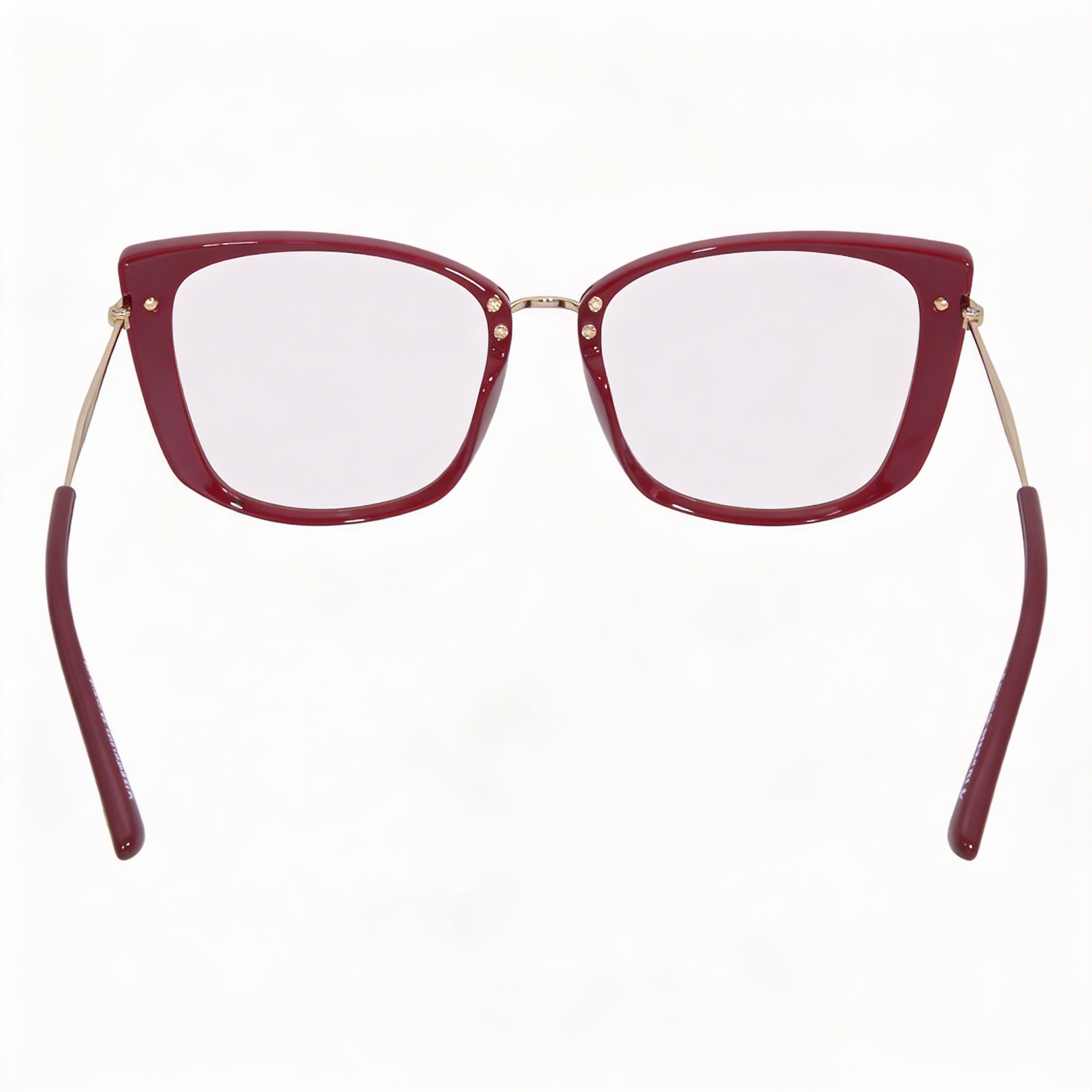 Gafas Tom Ford FT5816-B de mujer estilo ojo de gato, de plástico brillante fucsia y oro rosa con bloqueo de luz azul, 53mm, Photo 4