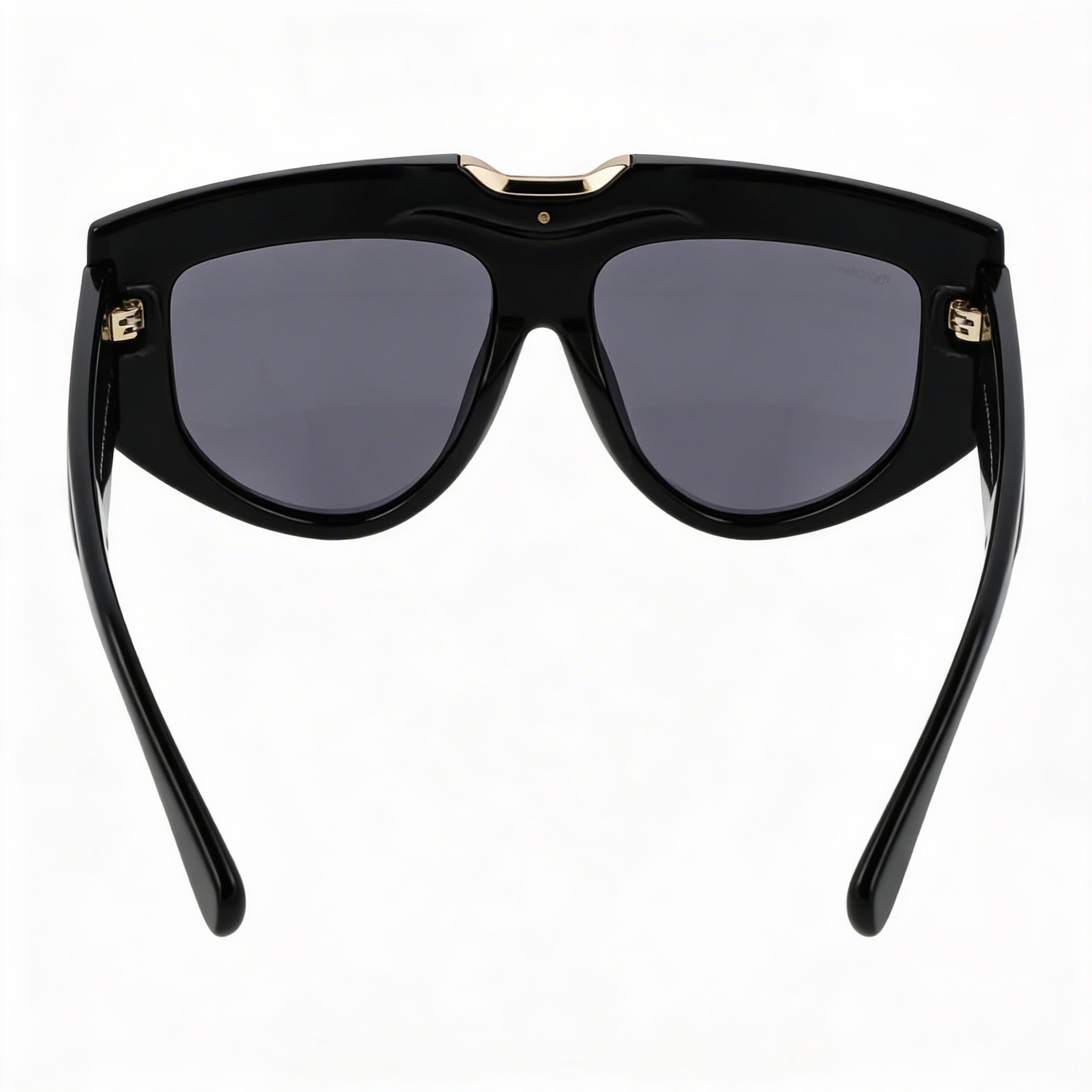 MaxMara Mm0083 Men's Black Frame Smoke Non-Polarized Acetate Lenses Eyewear 57-15-135mm, Photo 3