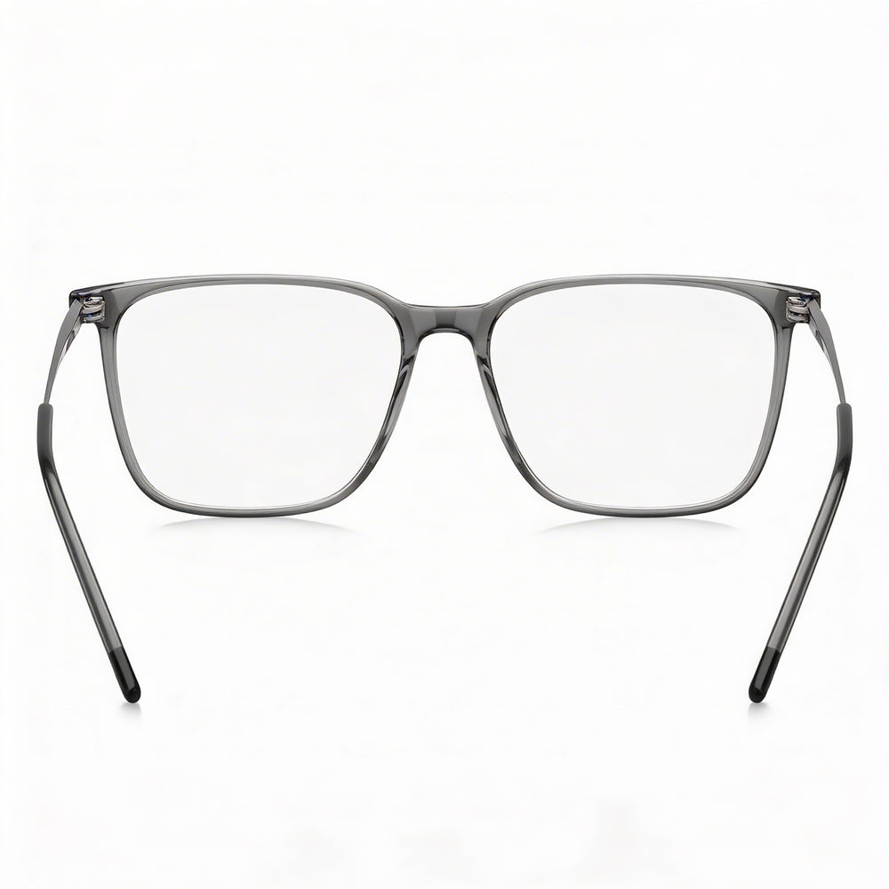 Gafas recetadas casuales HUGO HG 1288 para hombre con montura ligera de acetato en negro y rojo 52-16-145
