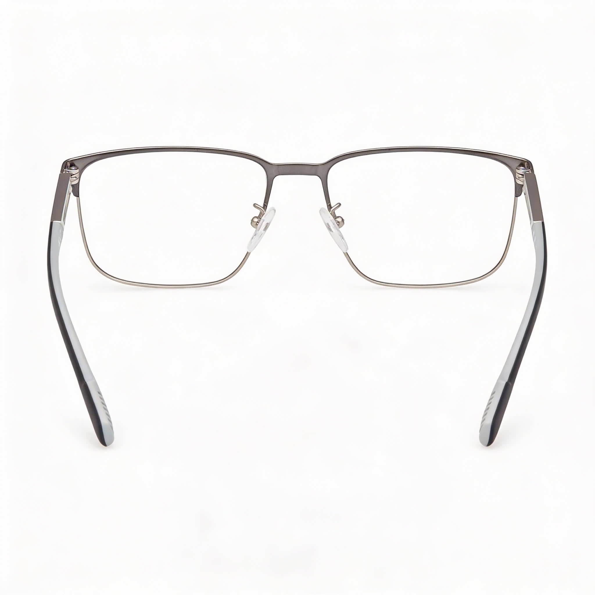 Gafas de vista adidas Navigator para hombre con montura metálica antracita brillante y lentes transparentes 52-16-145, Photo 4