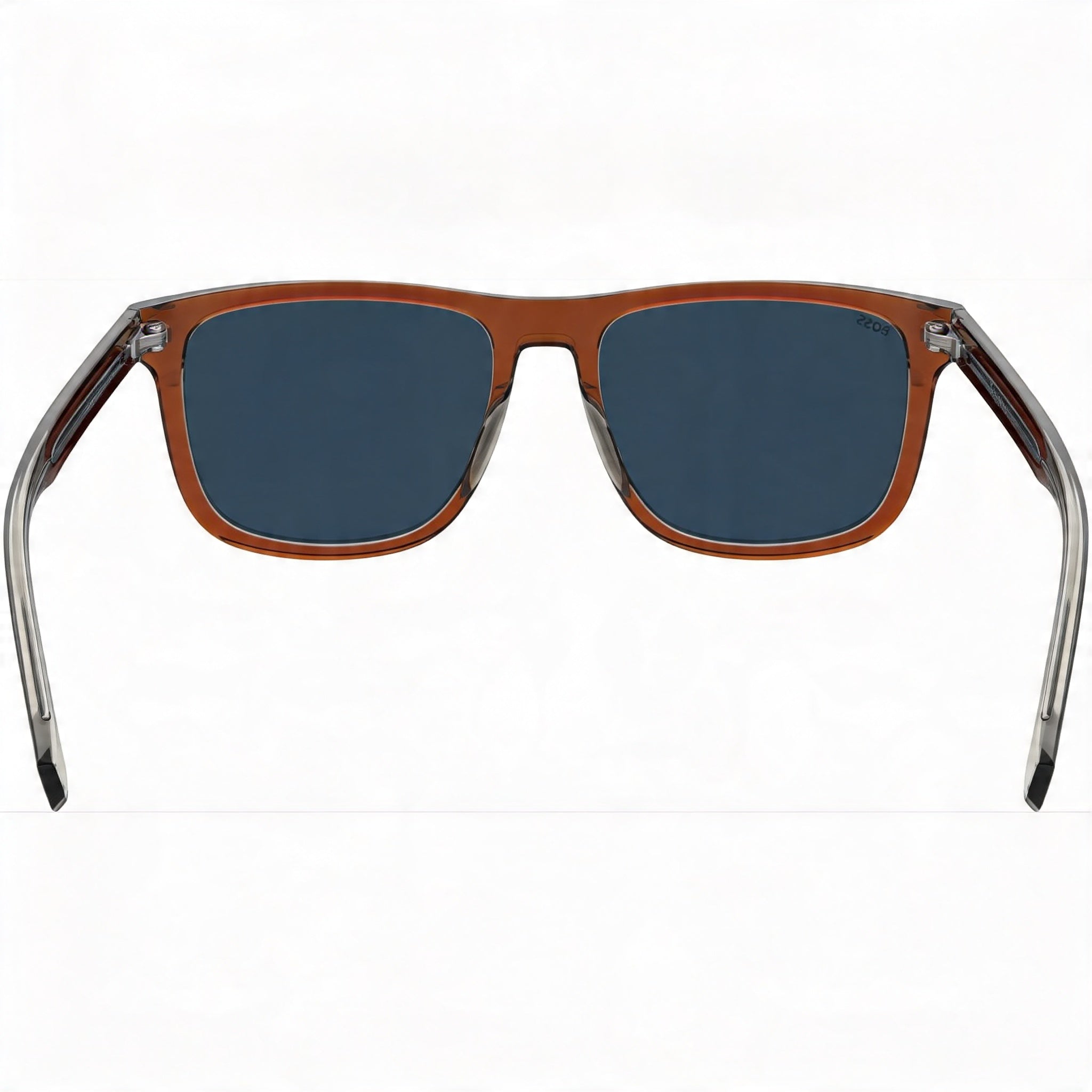 Hugo Boss Boss 1626/S Men's Casual Eco Acetate Brown Frame Blue Lens UV Protection Sunglasses 55mm, Photo 3