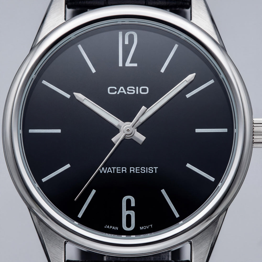 Casio MTP-V005L-1BUDF Men's Silver-tone Watch, 40mm