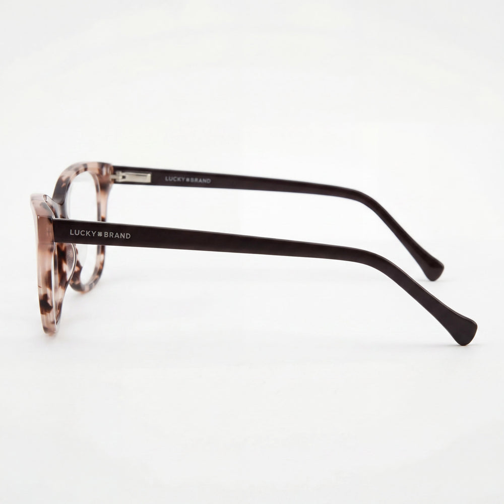 Gafas Lucky Brand D207 para hombre con montura de plástico rosa tortuga y dimensiones de 54-18-140 mm