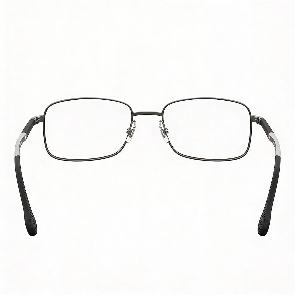 Gafas rectangulares Carrera 8848 unisex Dark Ruth de acero de aleación y metal con memoria, 55 mm