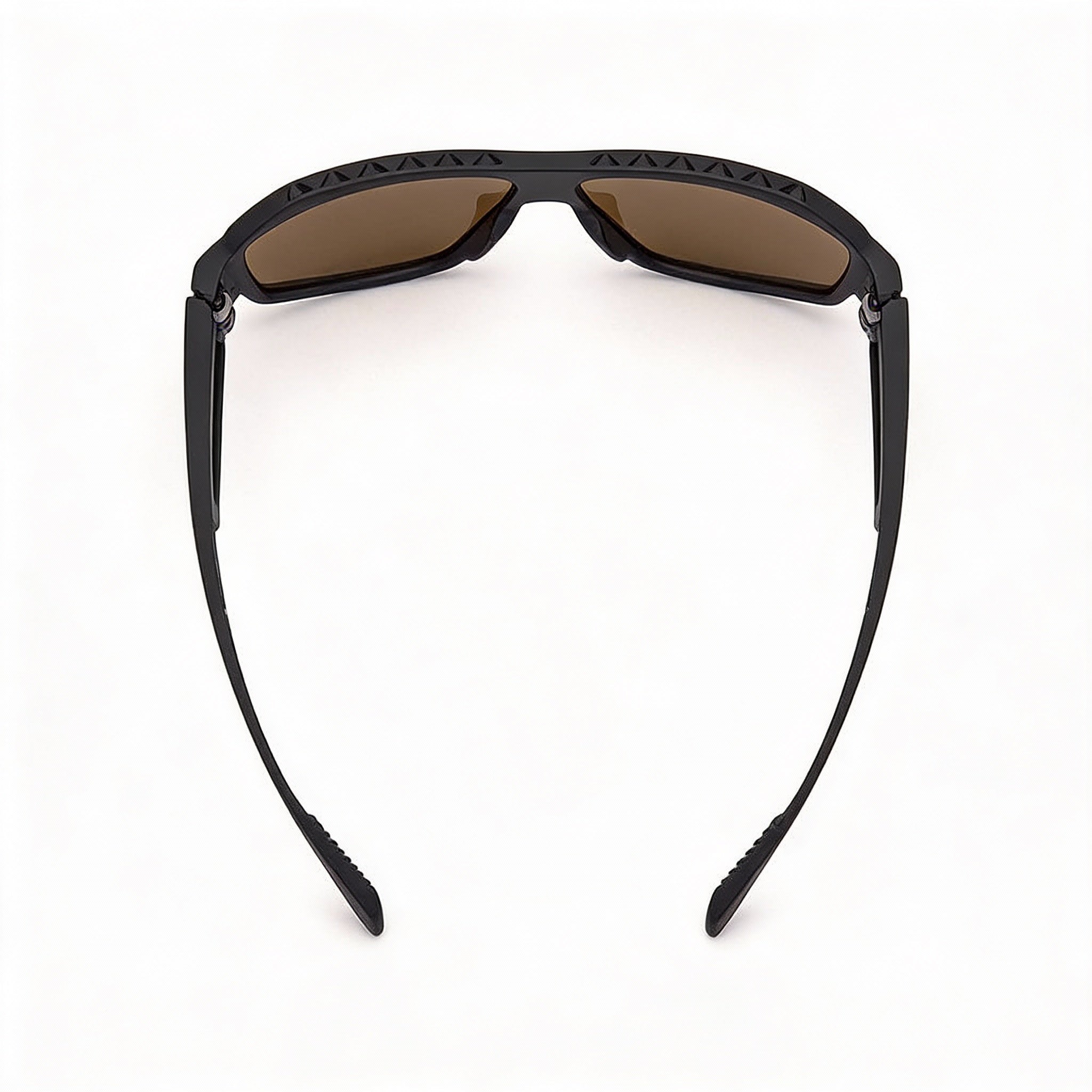 adidas Contemporary Unisex Matte Black Plastic Brown Polarized UV Protection Sporty Sunglasses 62mm, Photo 4
