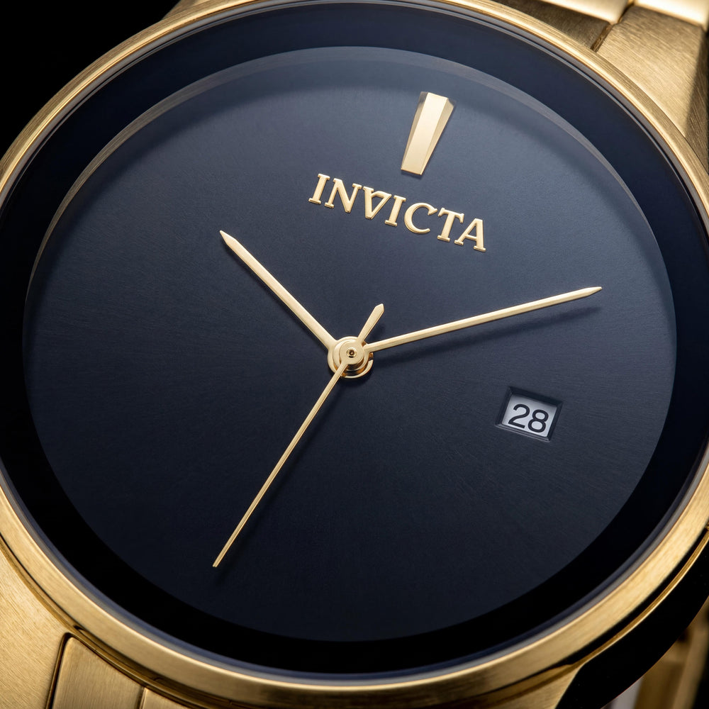 Invicta Specialty 29470 Men's Quartz Black Dial Gold-tone Stainless Steel Watch 40mm
