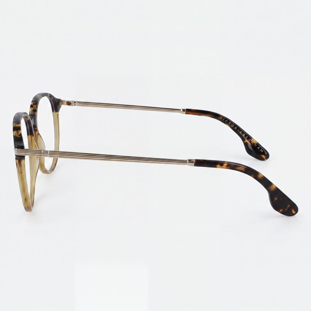 Victoria Beckham Vb2606 Men's Amber Tortoise Eyeglasses Frame with 57mm Lens Width, 13mm Bridge Width, and 140mm Temple Length