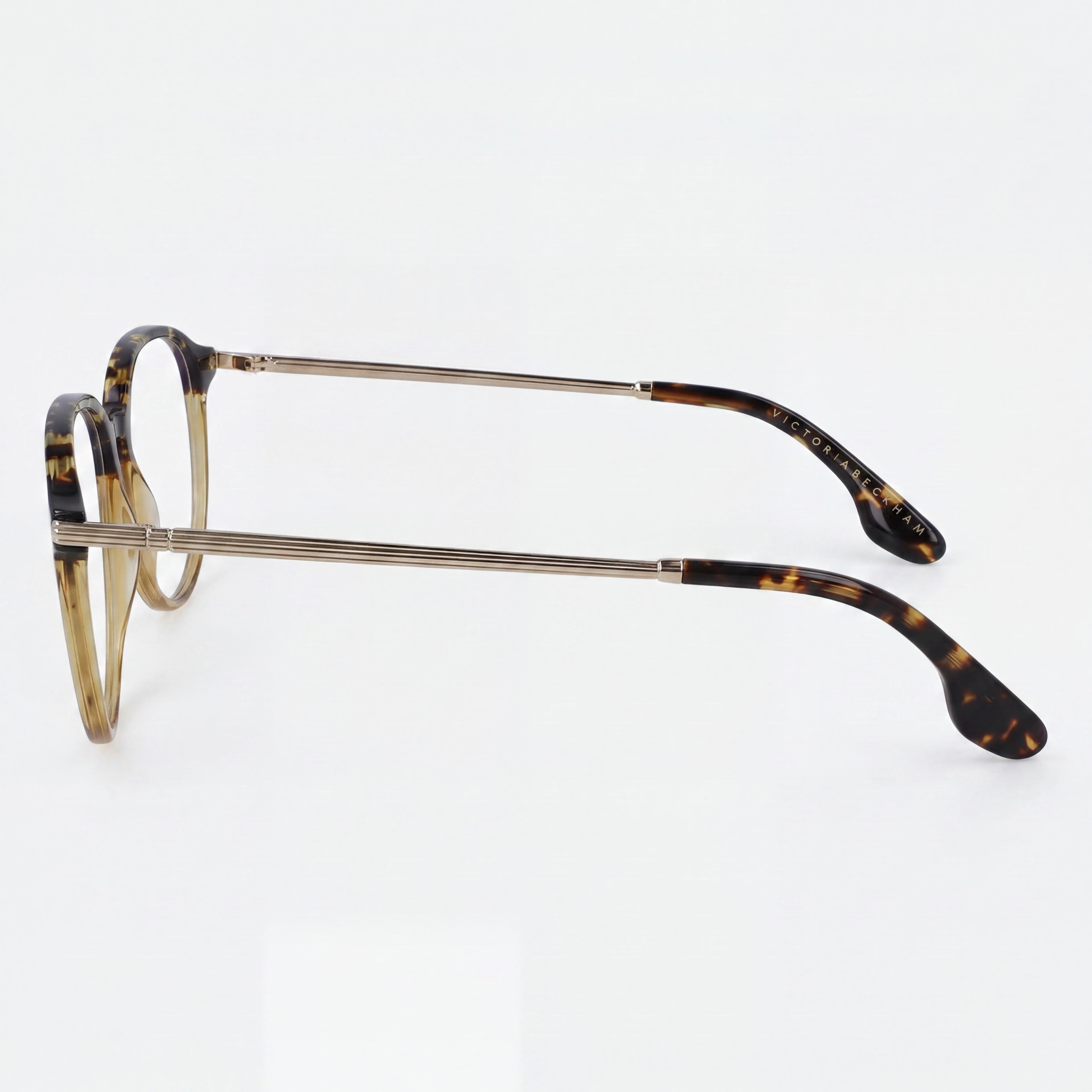 Victoria Beckham Vb2606 Montura de Gafas para Hombre Color Ámbar Tortuga con Ancho de Lente de 57mm, Ancho de Puente de 13mm y Longitud de Patilla de 140mm, Photo 2