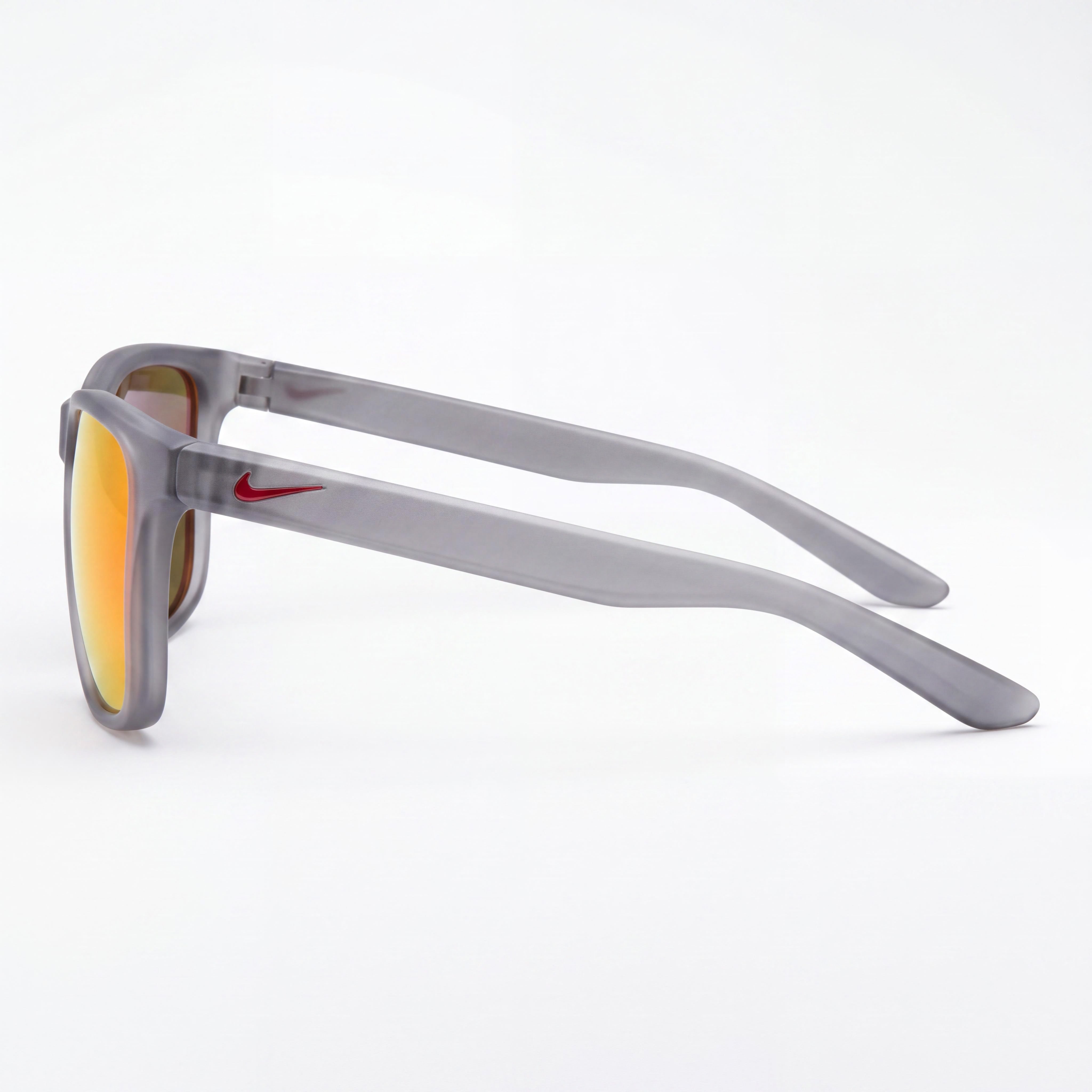Nike Essential Endeavor Unisex Wine Red Plastic Frame Grey with Red Mirror Nylon Lenses UV Protection Non-Polarized Sunglasses, Photo 3