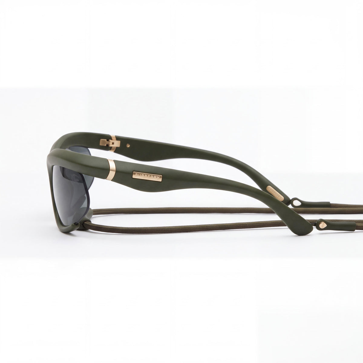 Gafas de sol unisex clásicas BURBERRY 0be4462 no polarizadas, verde - espejo gris montura negra, lentes de goma verde, puente 20 patilla 145, Photo 2