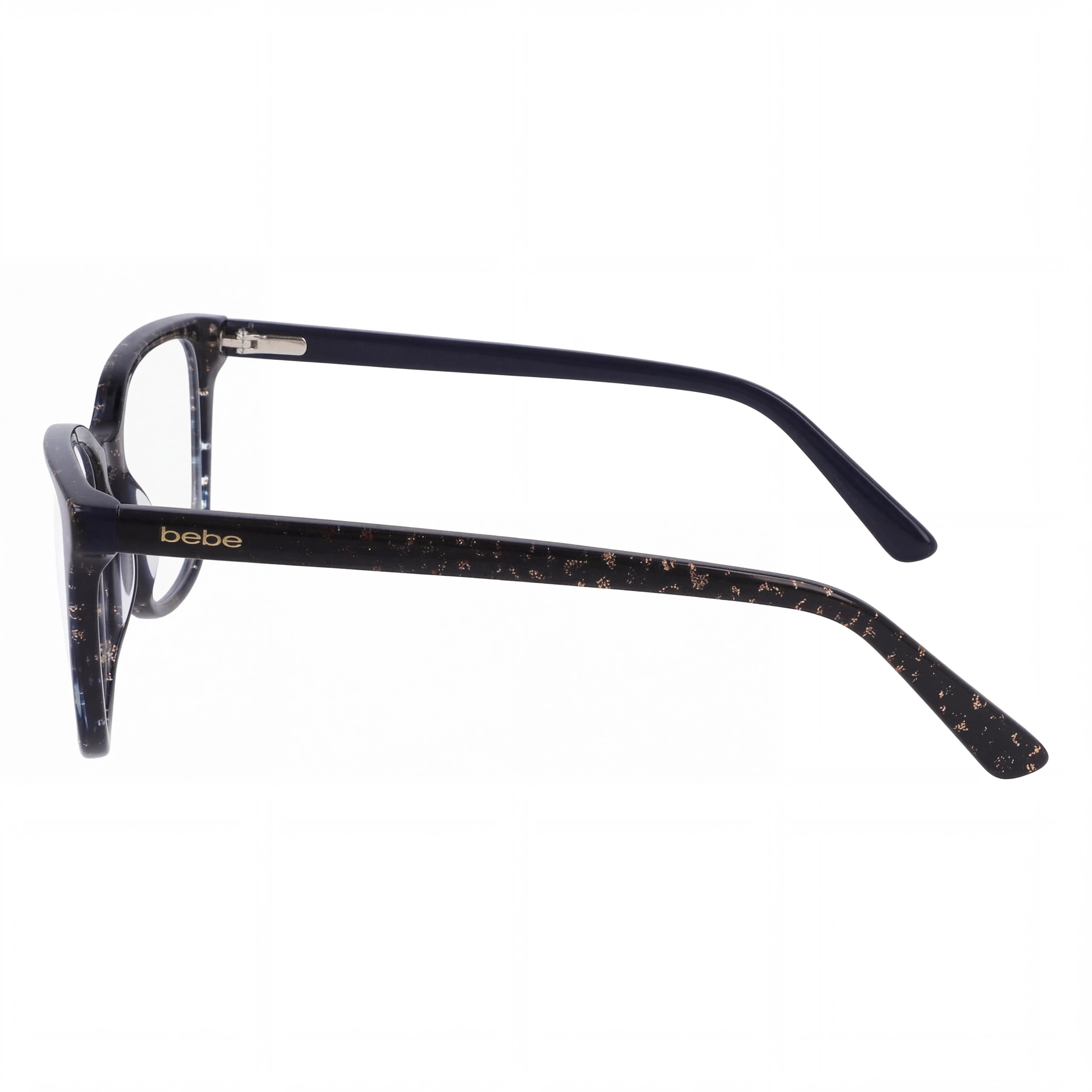 Gafas ligeras bebe Bb5201 para hombre, con acabado animal azul sobre marco de metal, ancho de lente de 53 mm, Photo 2