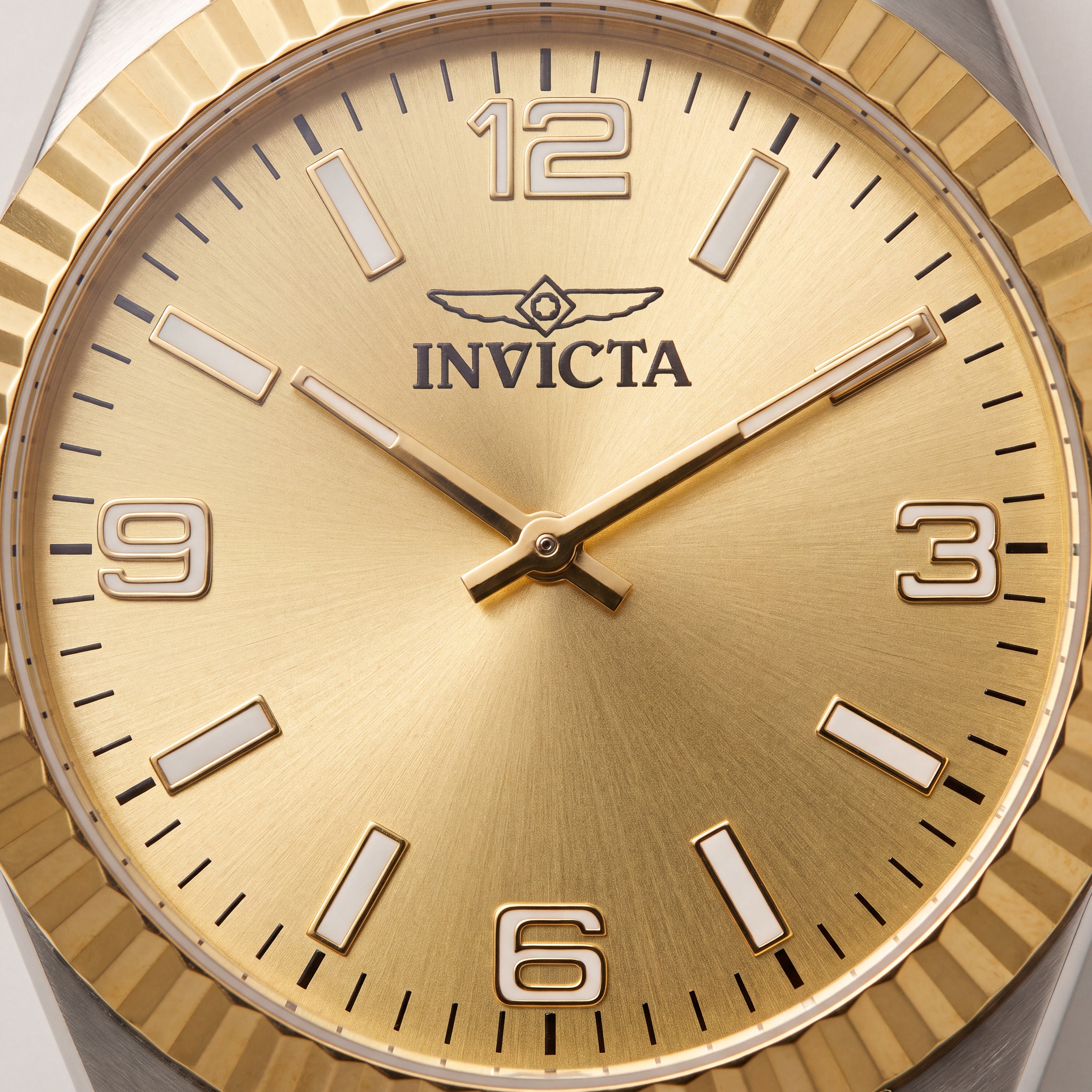 Invicta Specialty 50576 Unisex Quartz Silver Stainless Steel Watch with Gold Dial, 43mm, Photo 2