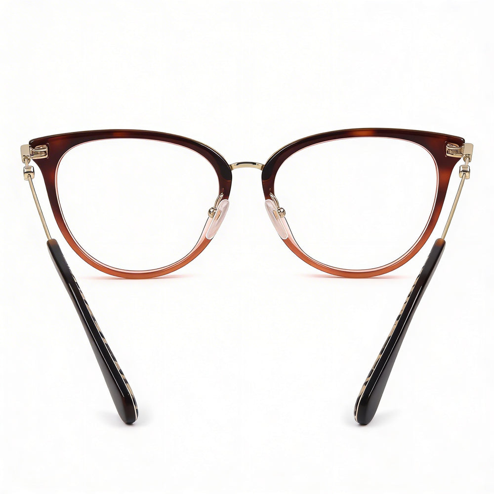 Gafas Kate Spade New York Modern unisex de acetato con montura completa Havana, logotipo dorado, ancho de lente 52mm, puente 18mm, patilla 140mm