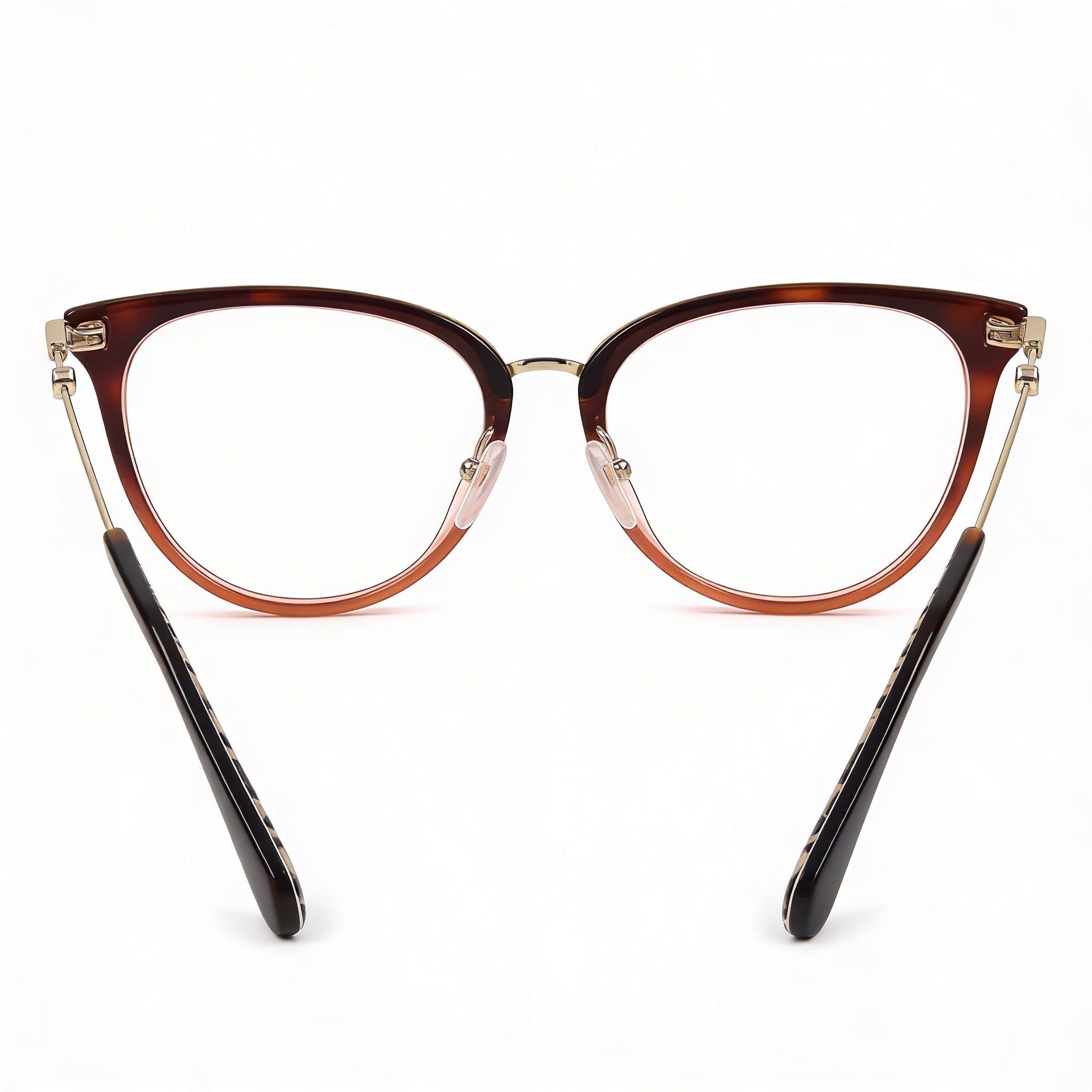 Gafas Kate Spade New York Modern unisex de acetato con montura completa Havana, logotipo dorado, ancho de lente 52mm, puente 18mm, patilla 140mm, Photo 3