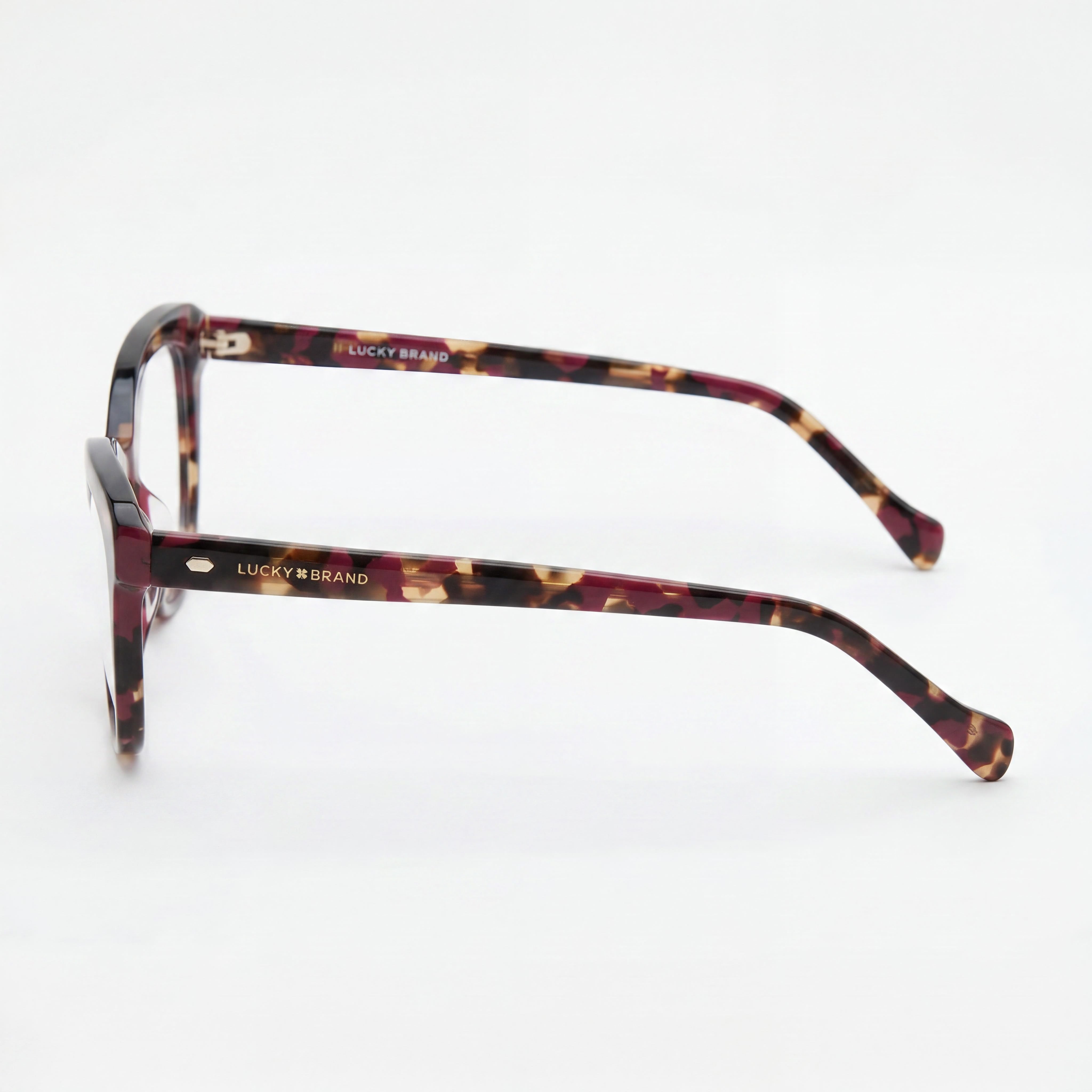 Gafas Lucky Brand para hombre Vlbd239 con montura de plástico y lentes polarizadas en color burdeos havana, ancho de lente de 52 mm, Photo 2
