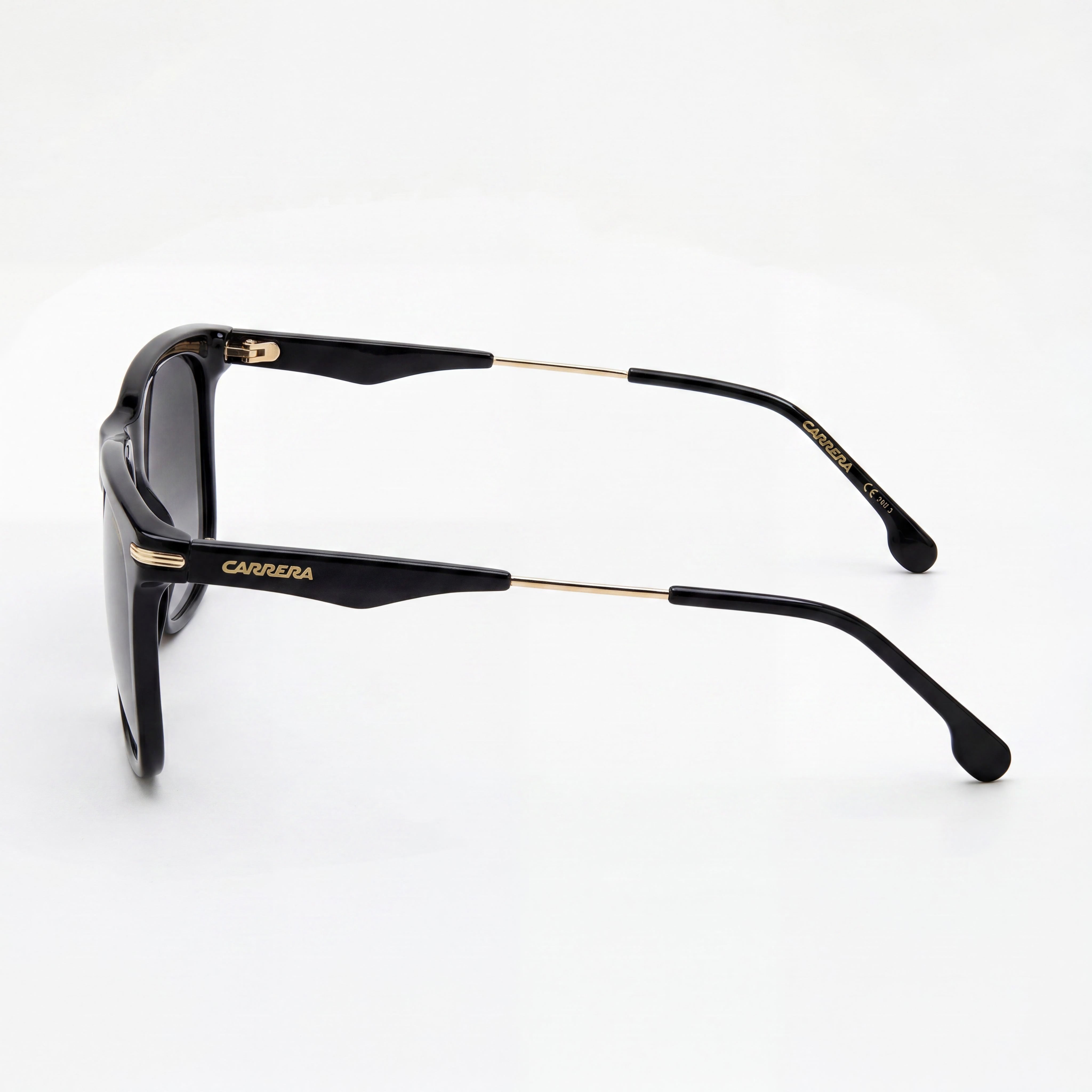 Gafas de sol Carrera 276/S unisex negras gris oscuro degradadas de poliamida con protección UV no polarizadas de 55 mm, Photo 2