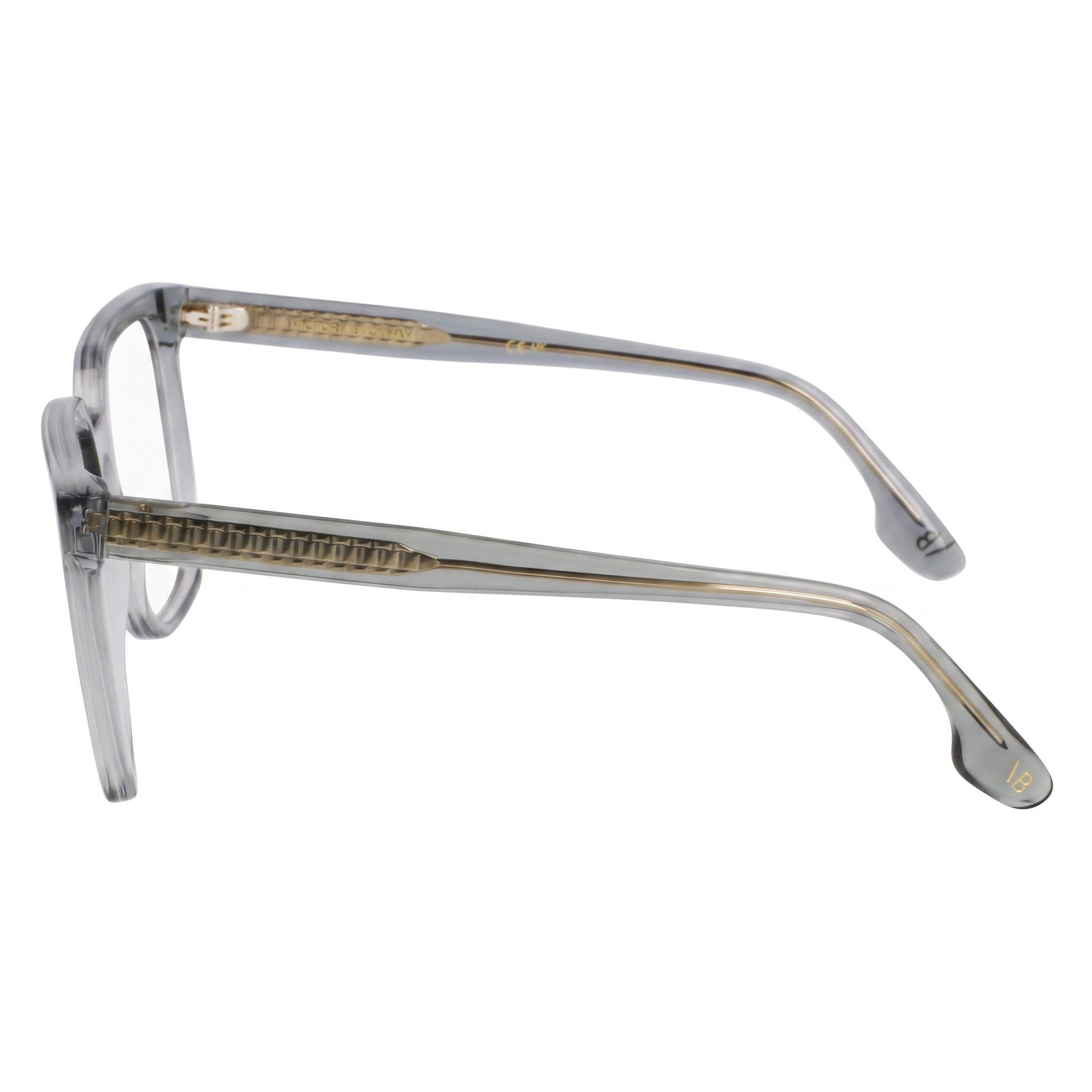 Montura para gafas oftálmicas Victoria Beckham Eyewear VB2669 de mujer, gris transparente, tamaño 55-15-140, Photo 3